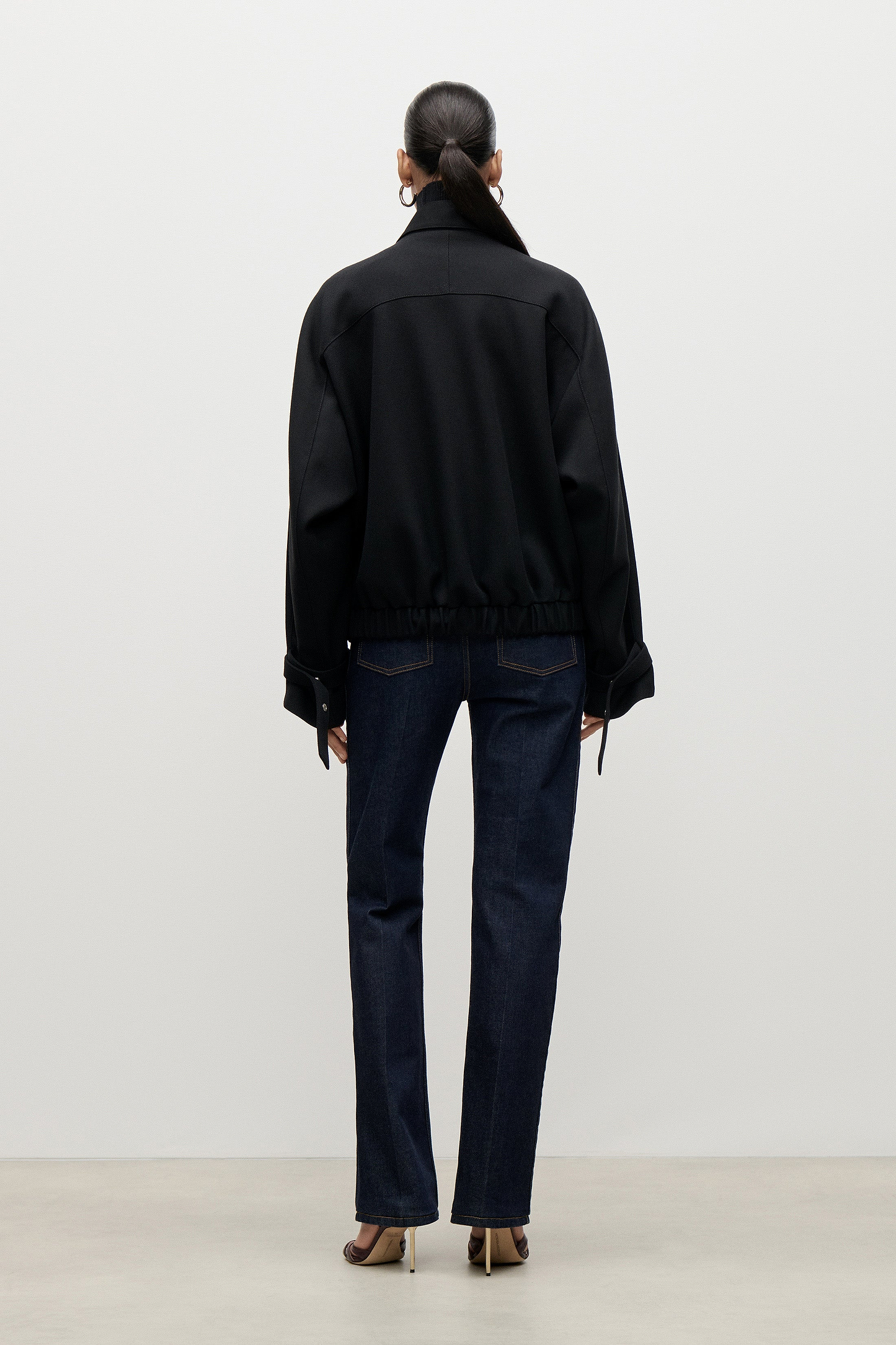 Ayla Bomber Jacket In Black