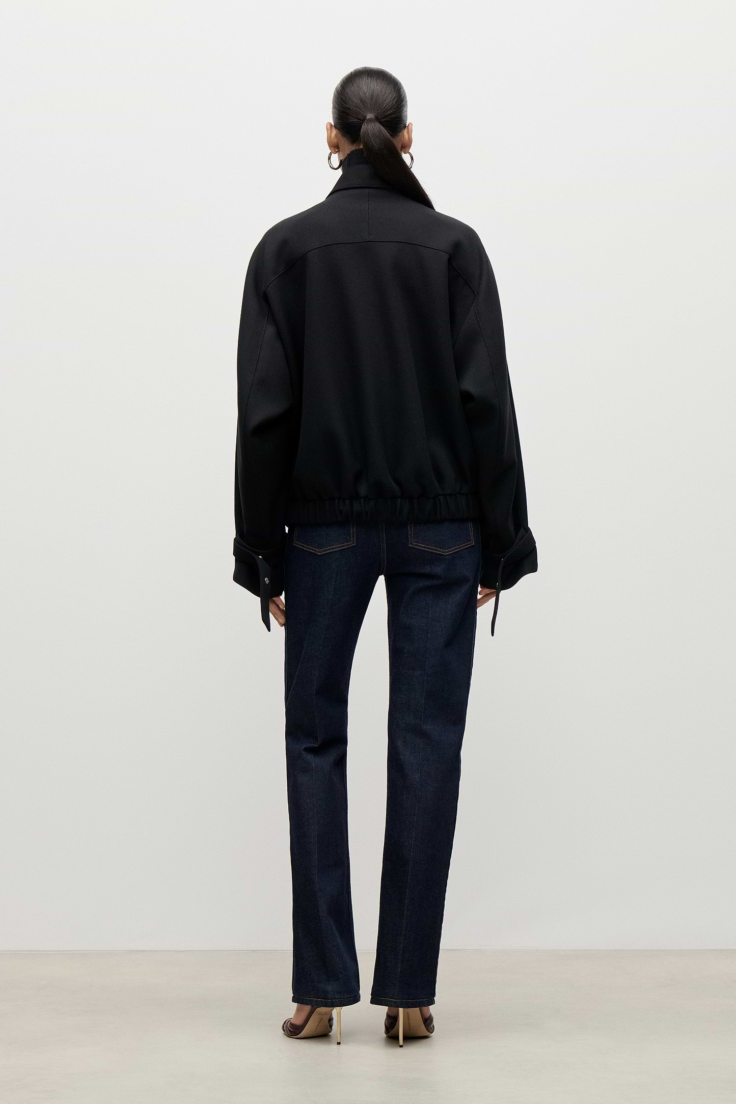 Ayla Bomber Jacket In Black