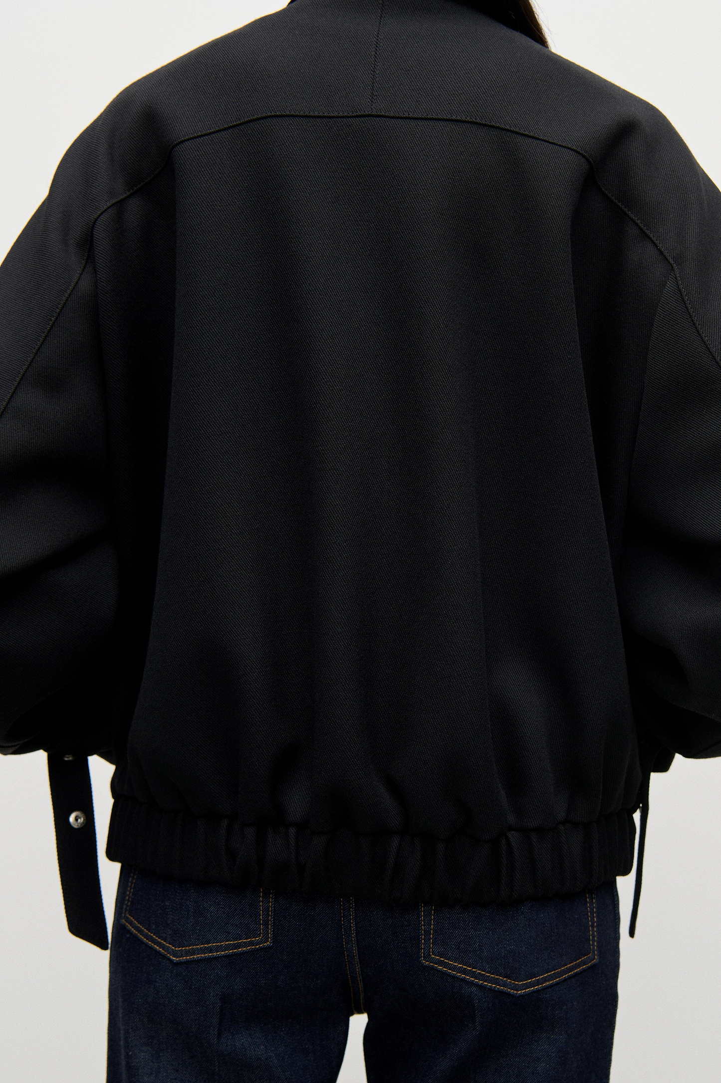 Ayla Bomber Jacket In Black