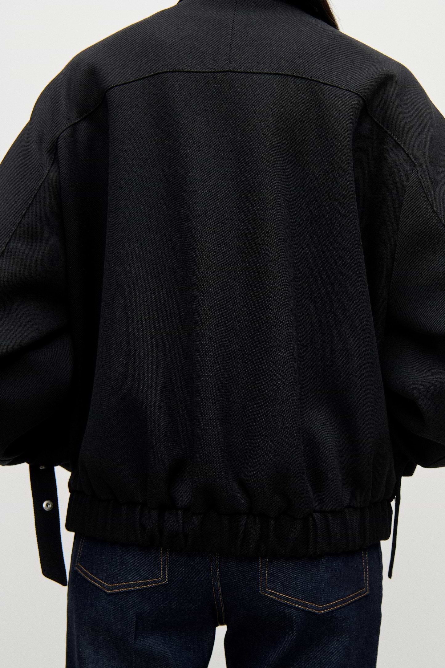 Ayla Bomber Jacket In Black