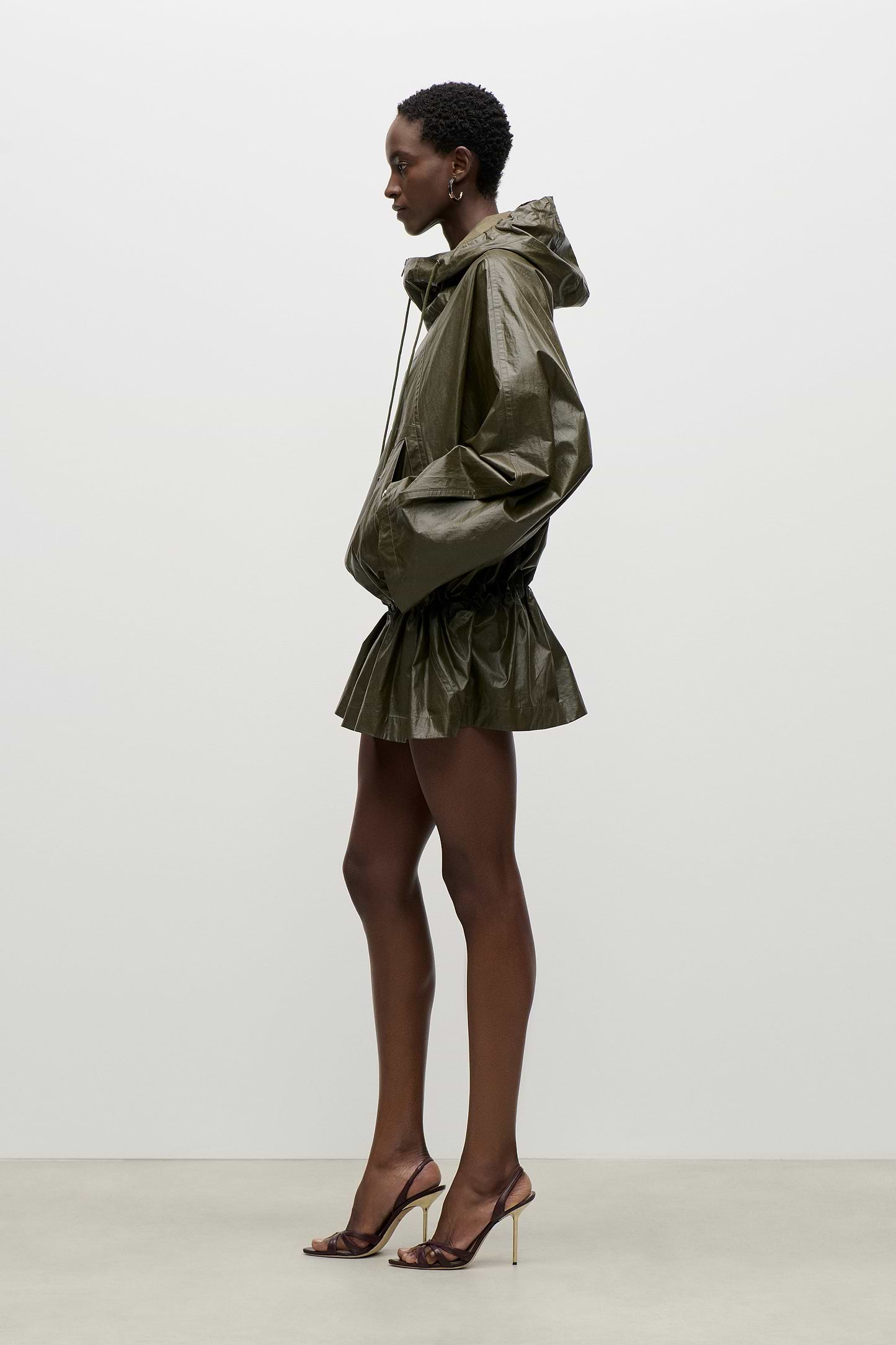 Hooded Parka In Green