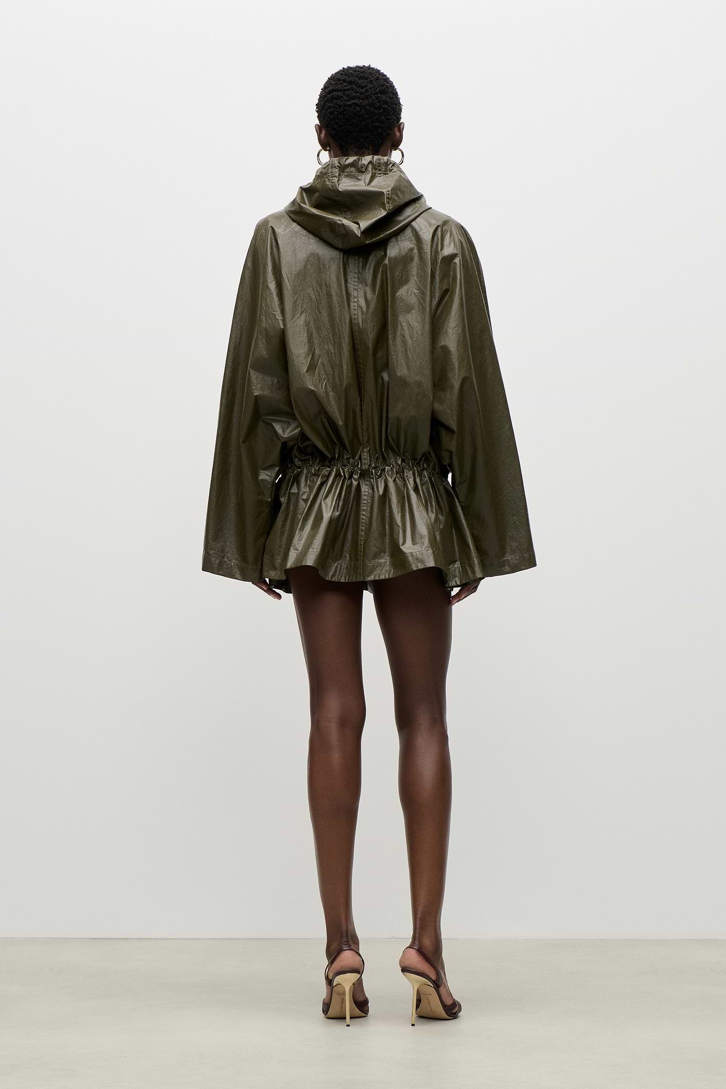 Hooded Parka In Green