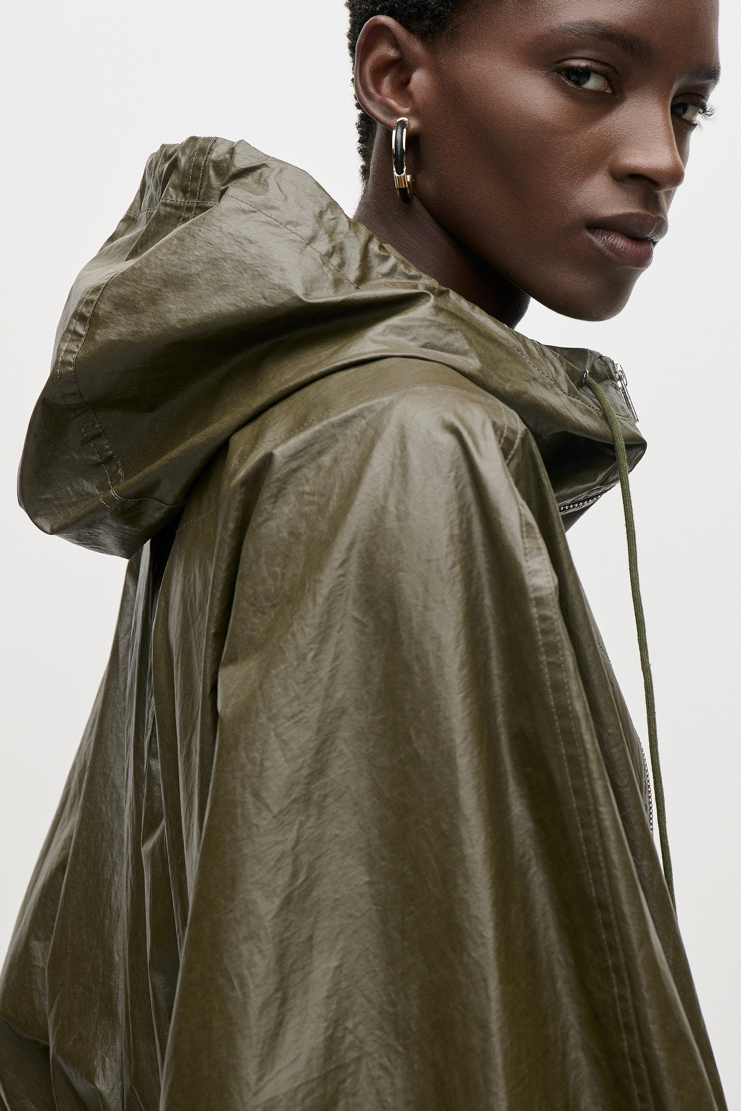 Hooded Parka In Green