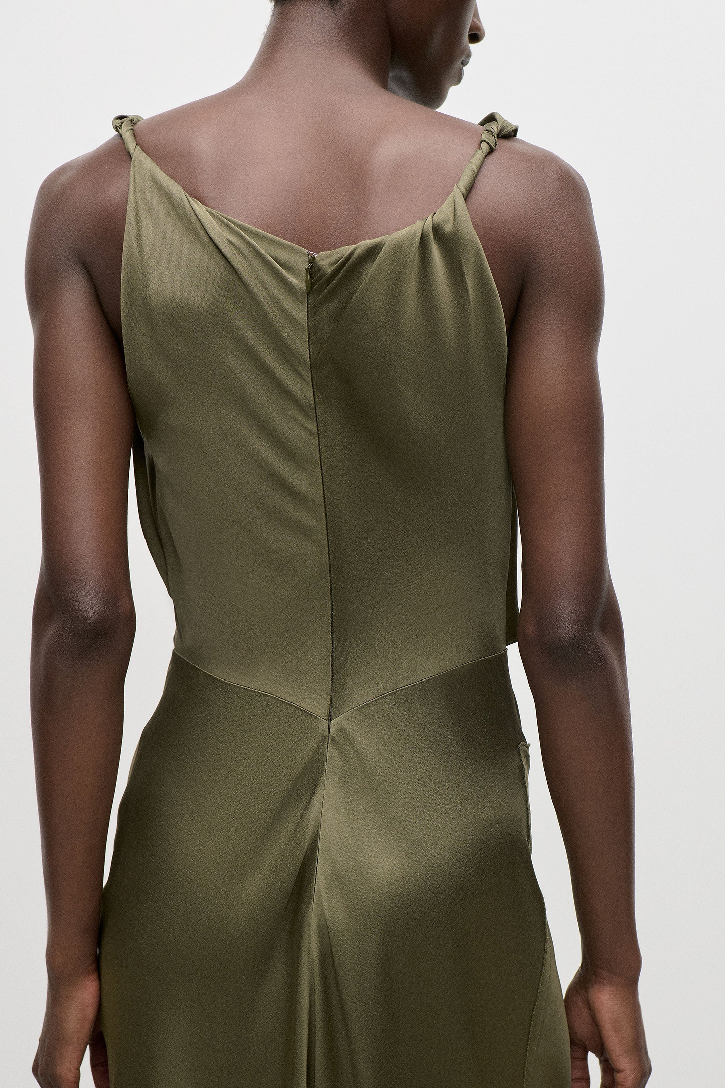Posy Midi Dress In Green