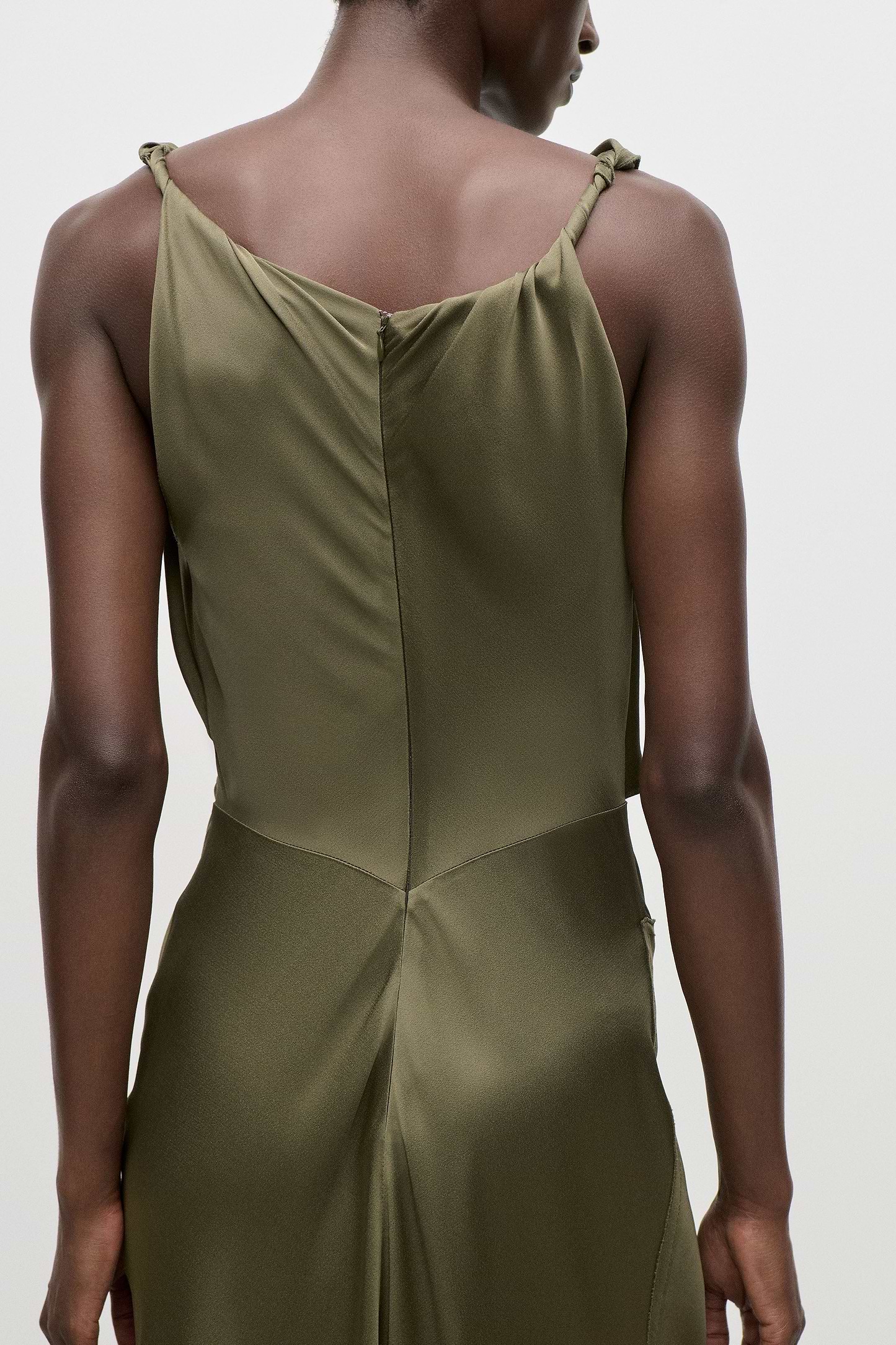 Posy Midi Dress In Green