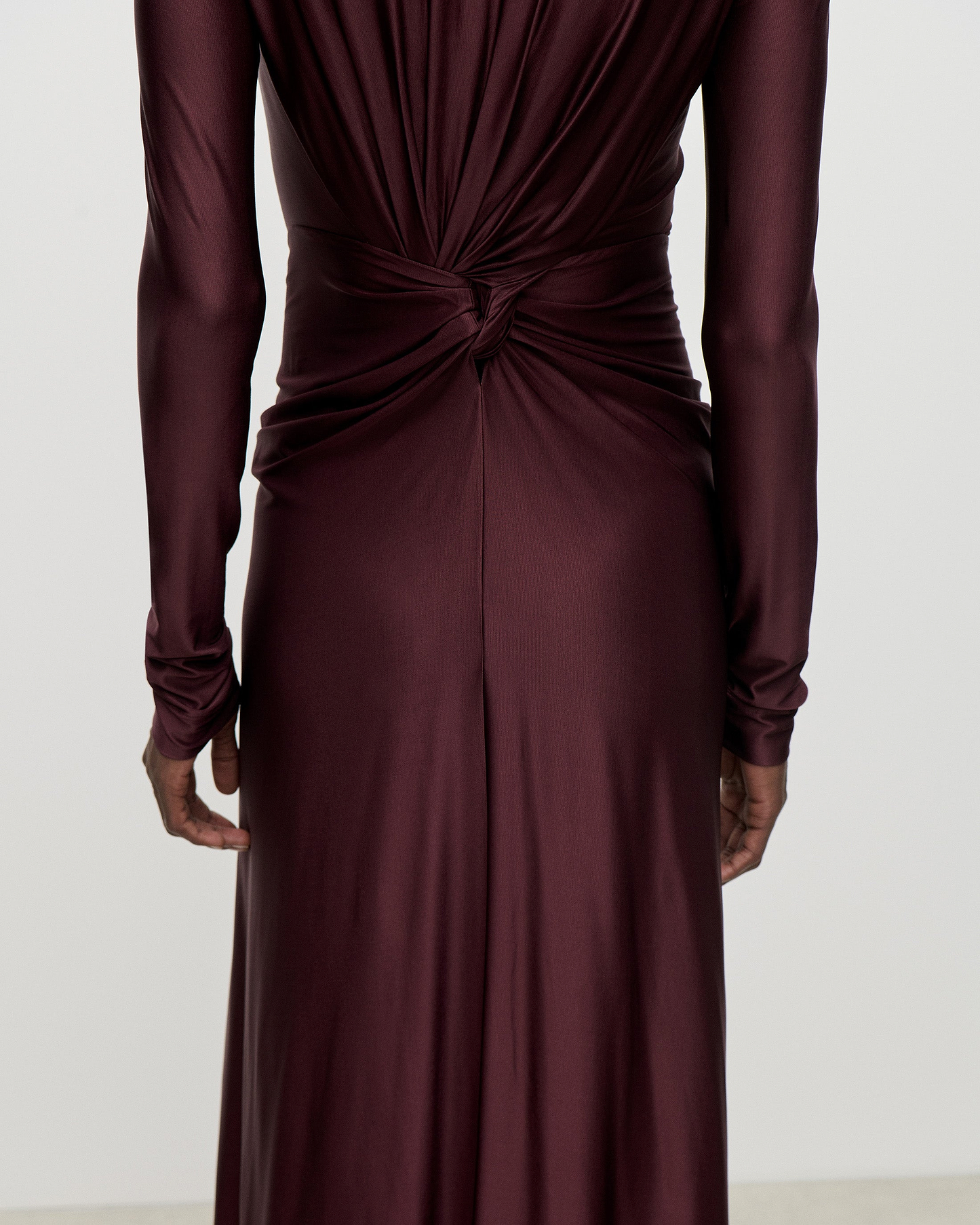 Aida Gown In Burgundy
