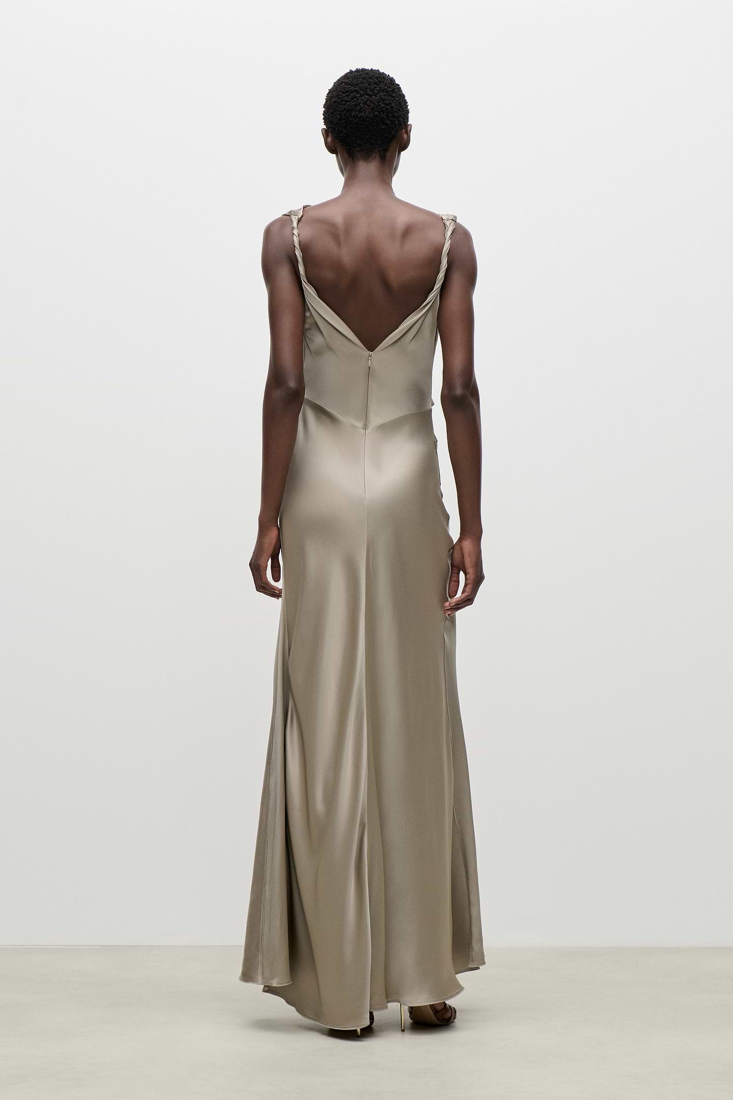 Posy Gown In Light Grey