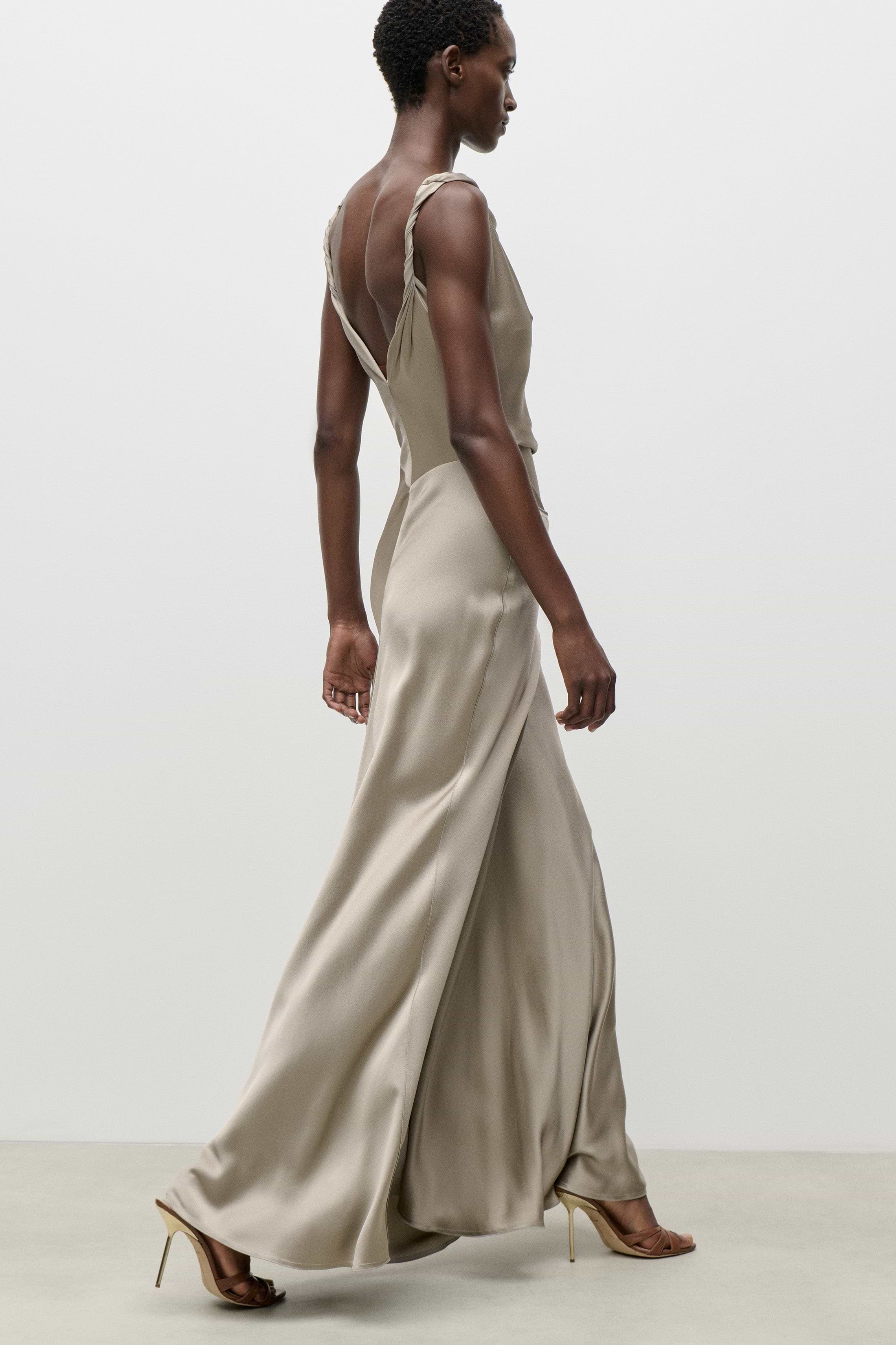 Posy Gown In Light Grey