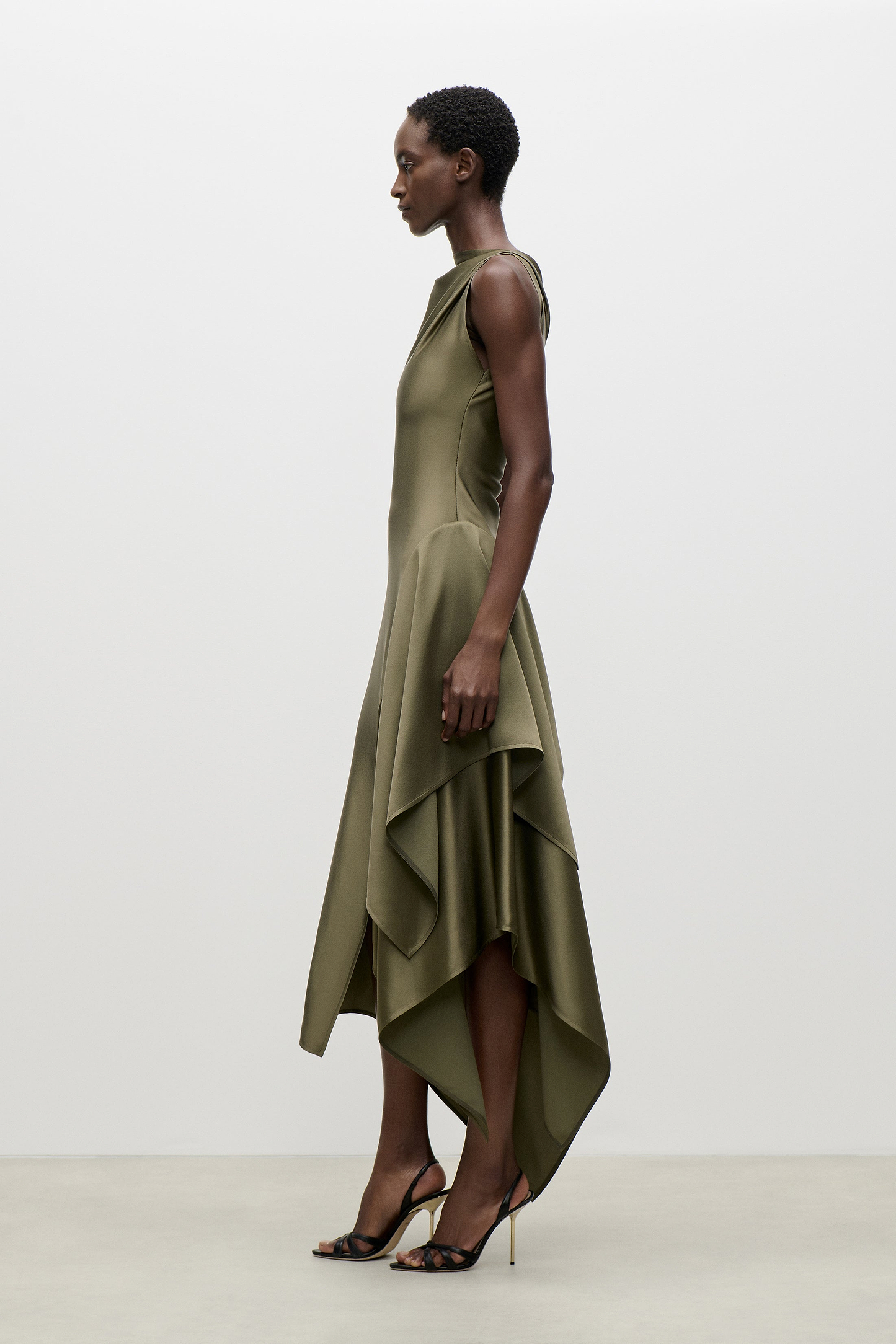 Daphne Midi Dress In Green