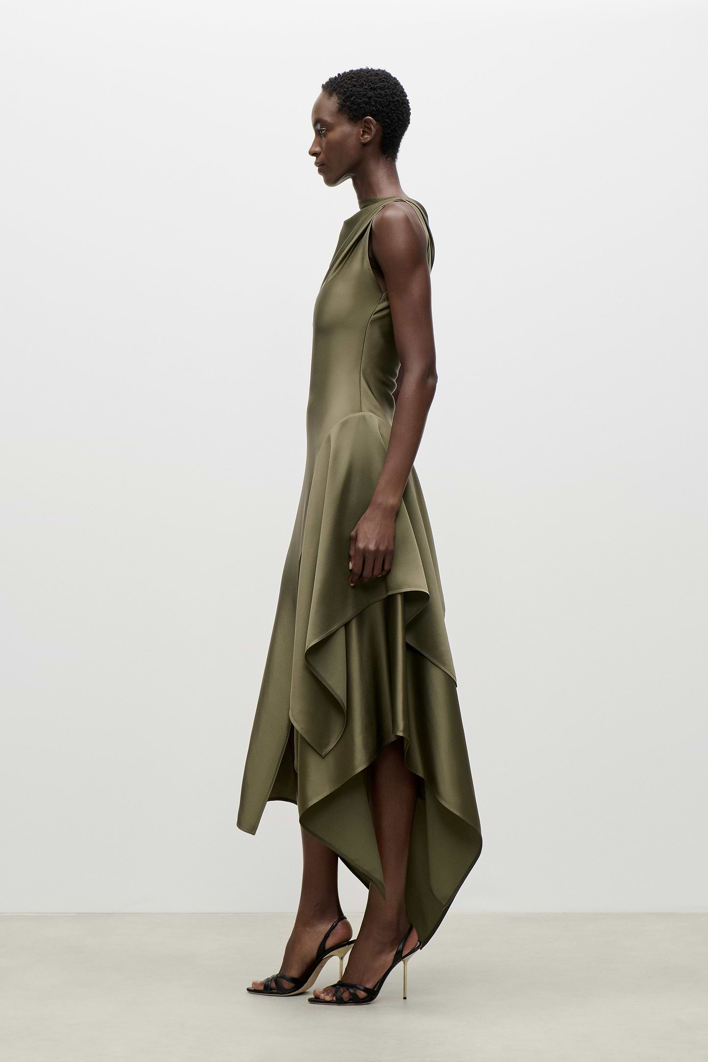 Daphne Midi Dress In Green