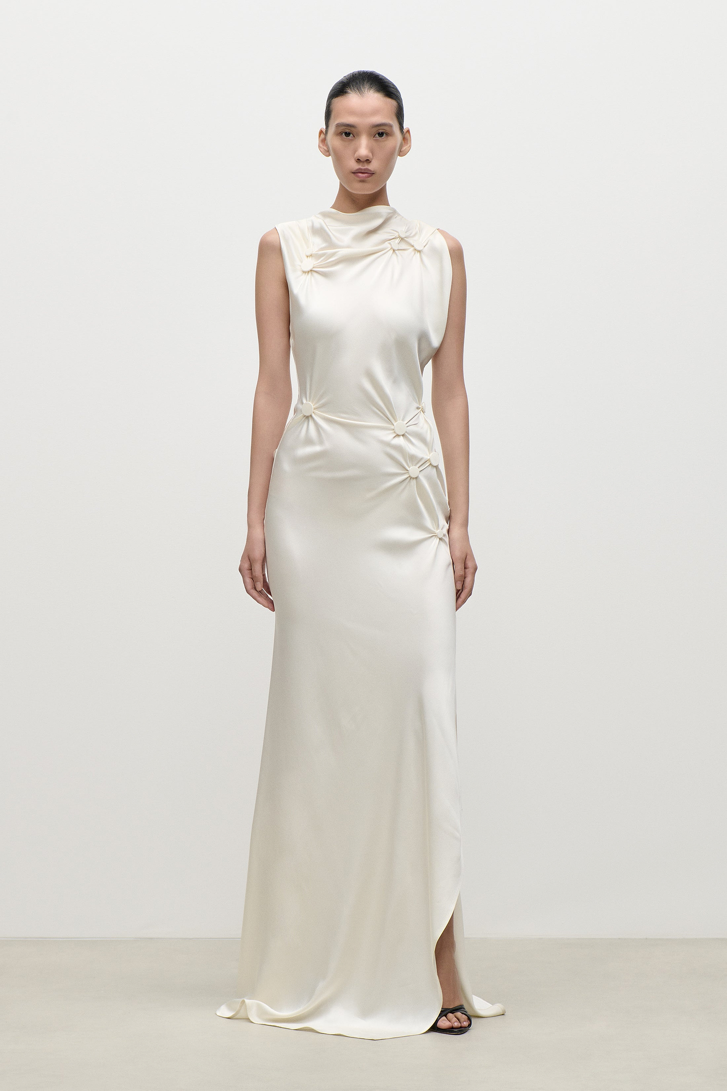 Ornamental Gown In Ivory