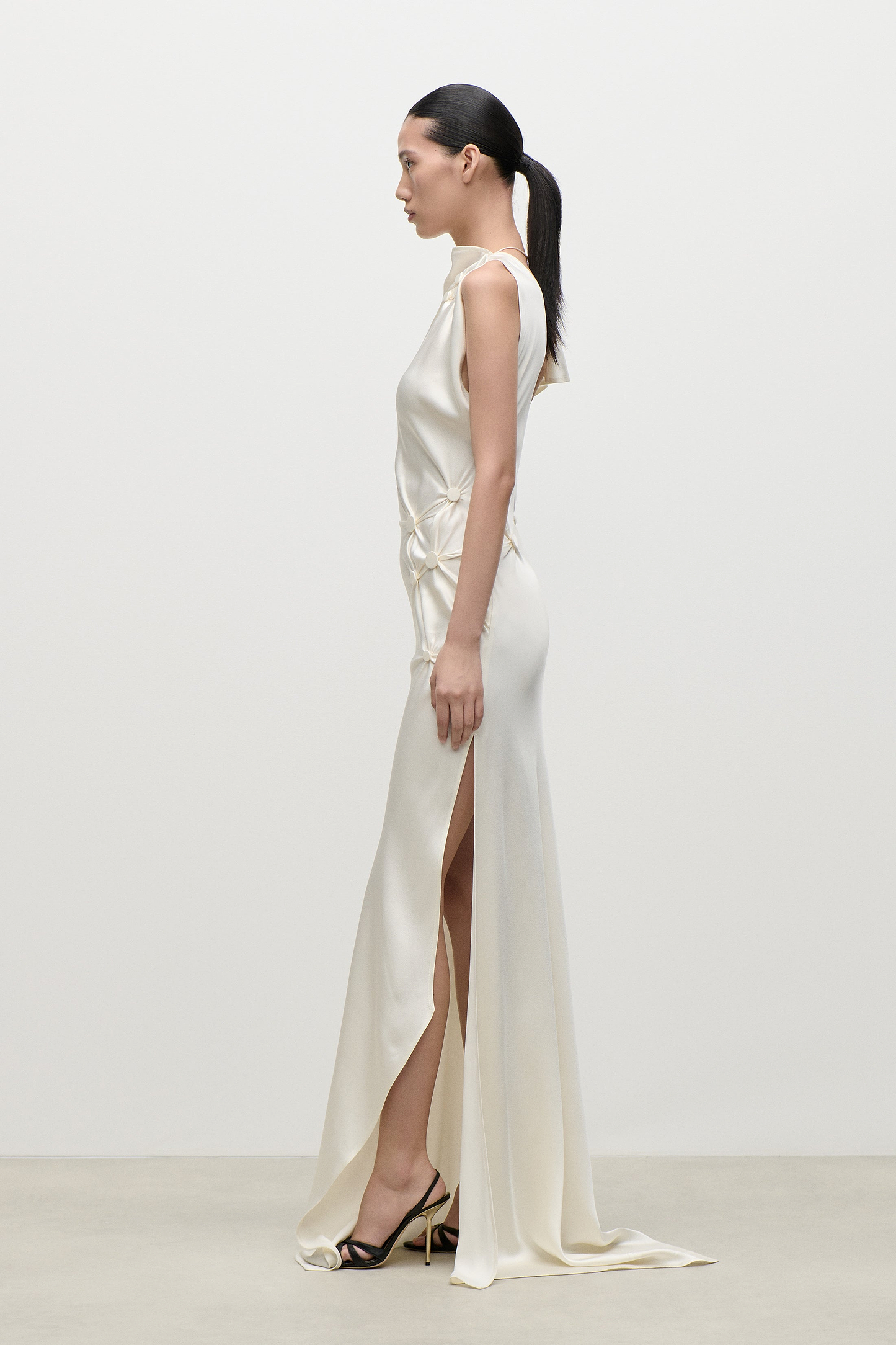 Ornamental Gown In Ivory