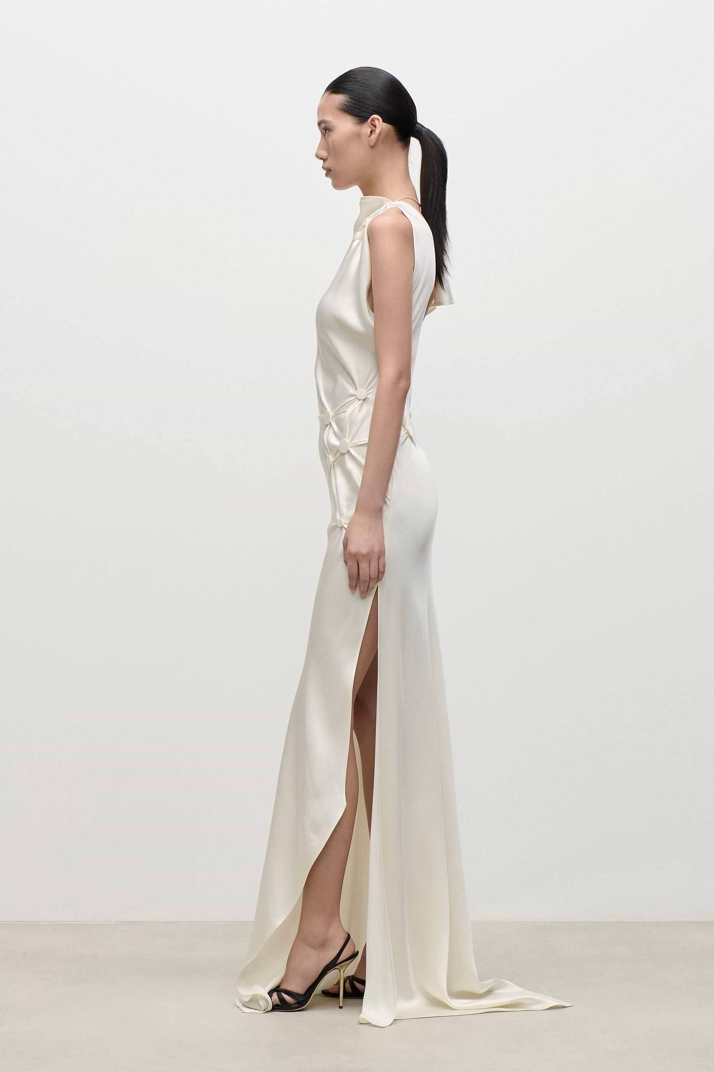 Ornamental Gown In Ivory