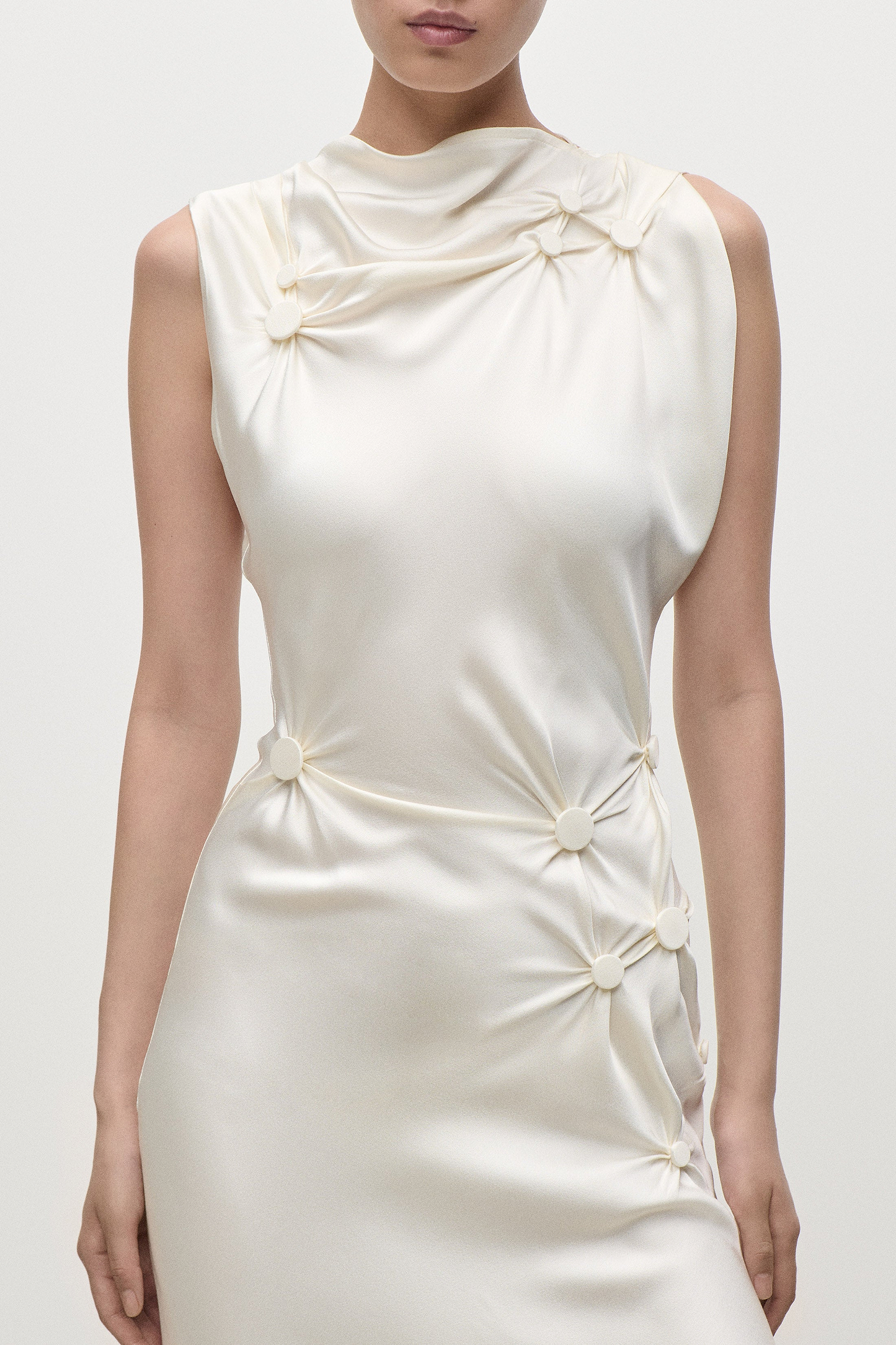 Ornamental Gown In Ivory