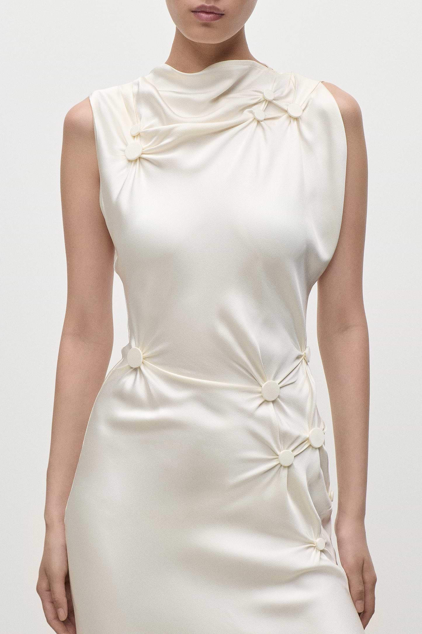Ornamental Gown In Ivory