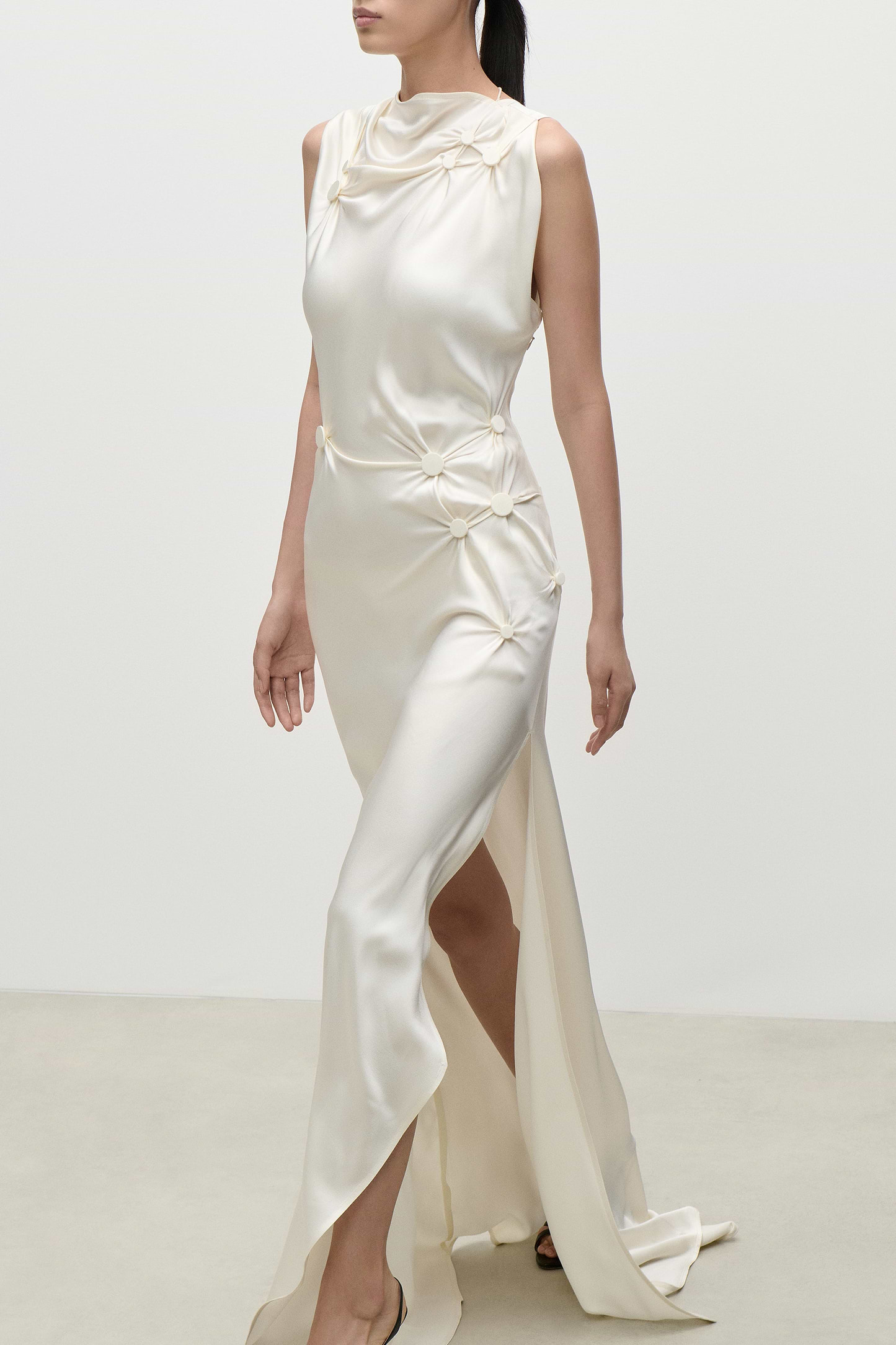 Ornamental Gown In Ivory