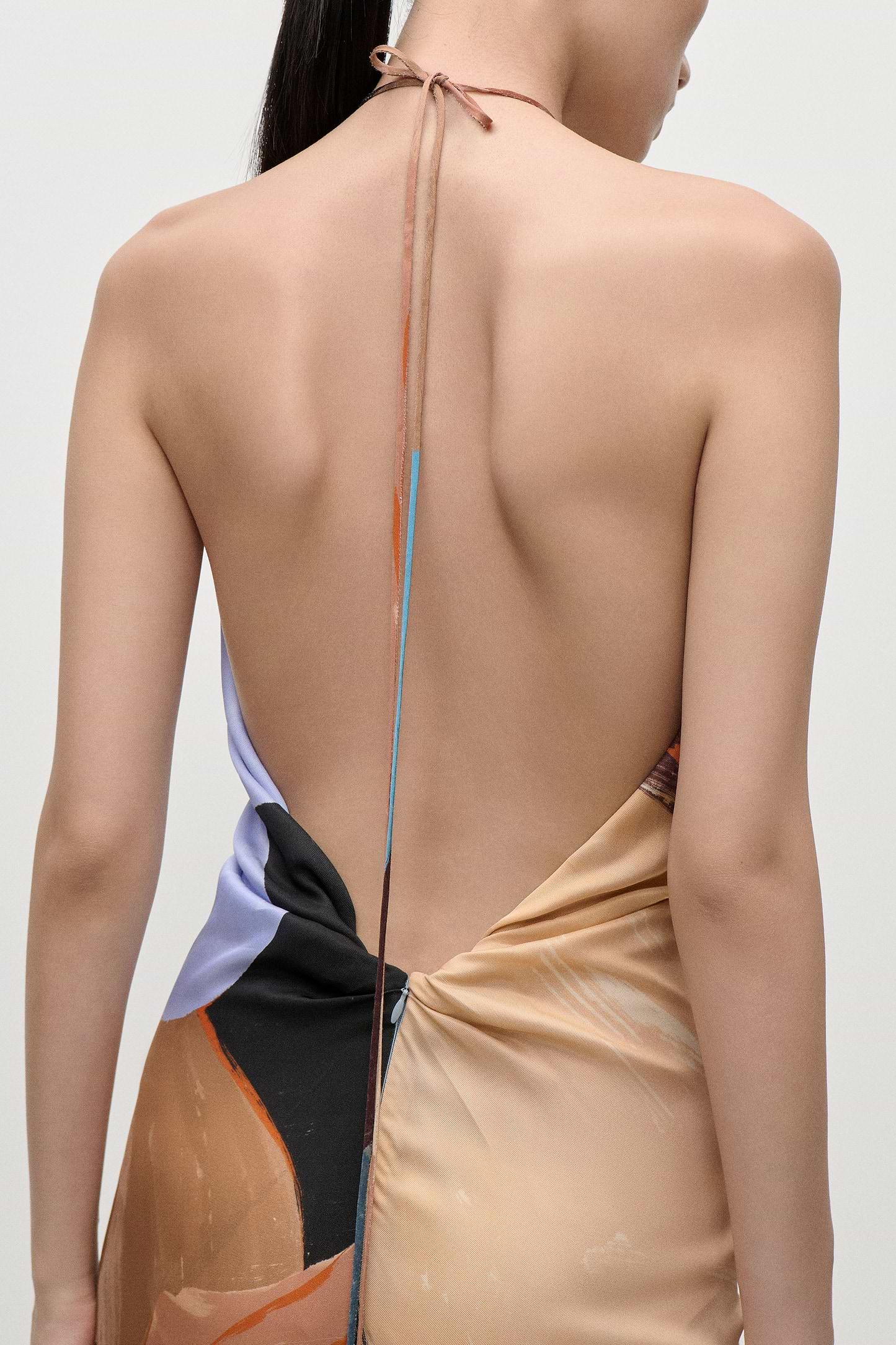 Halterneck Gown In Symphony Garden