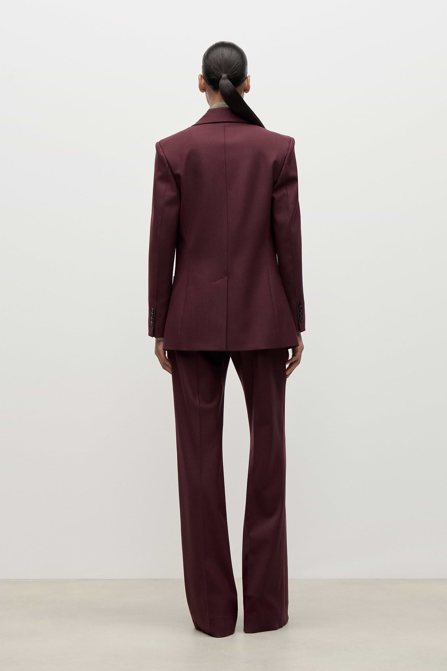 Katherine Jacket In Burgundy