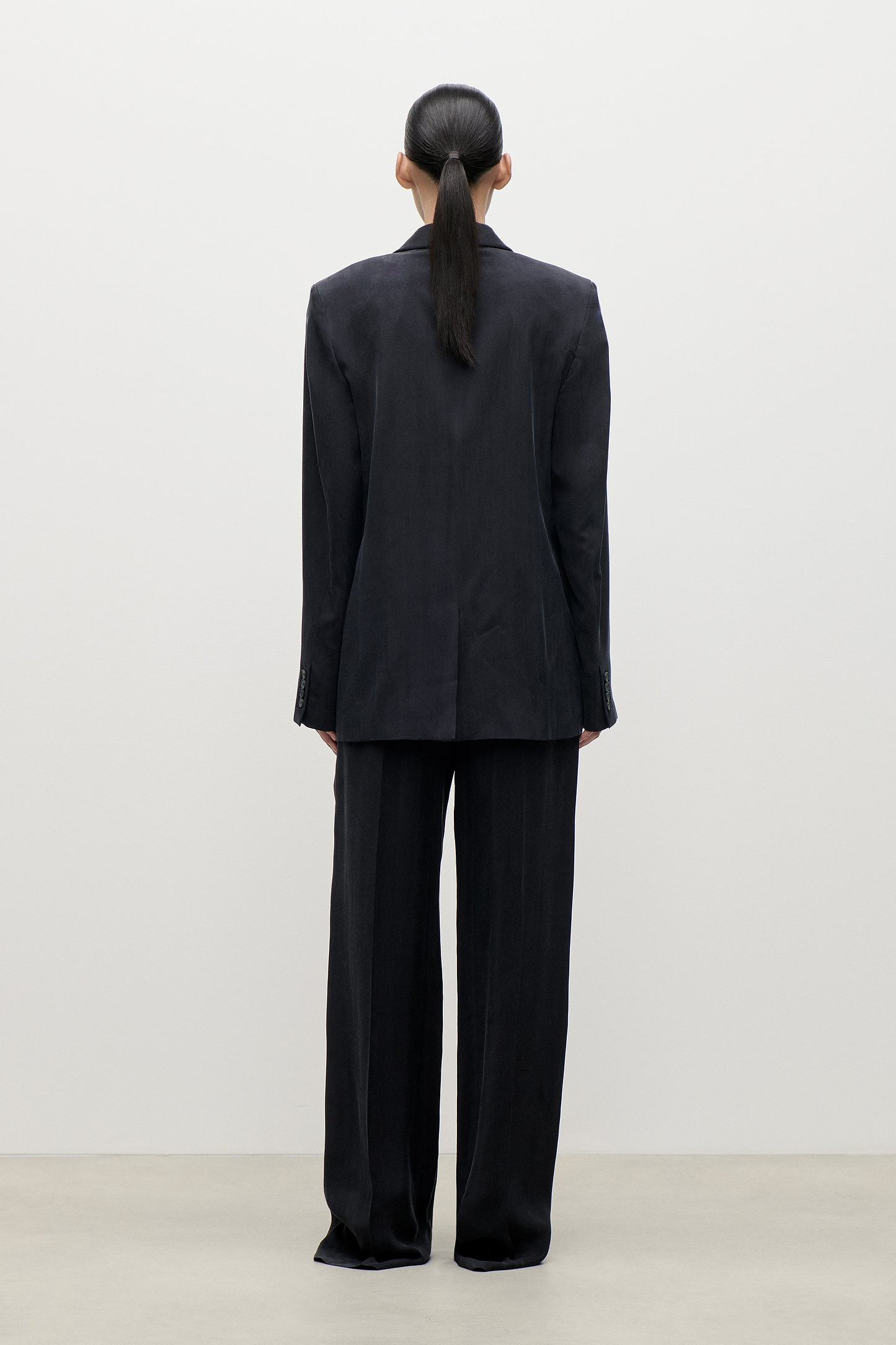 Shawl Collar Jacket In Navy