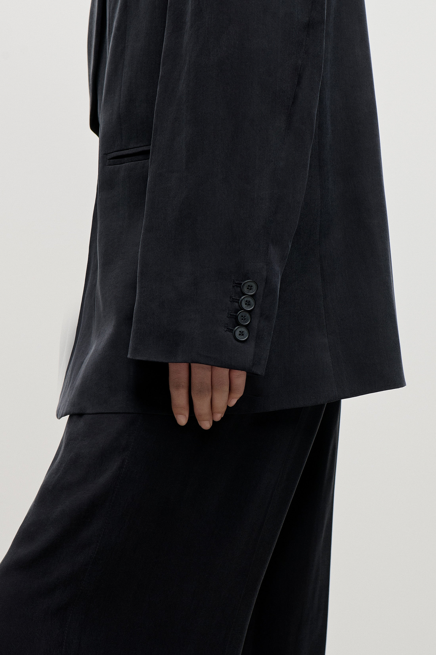 Shawl Collar Jacket In Navy