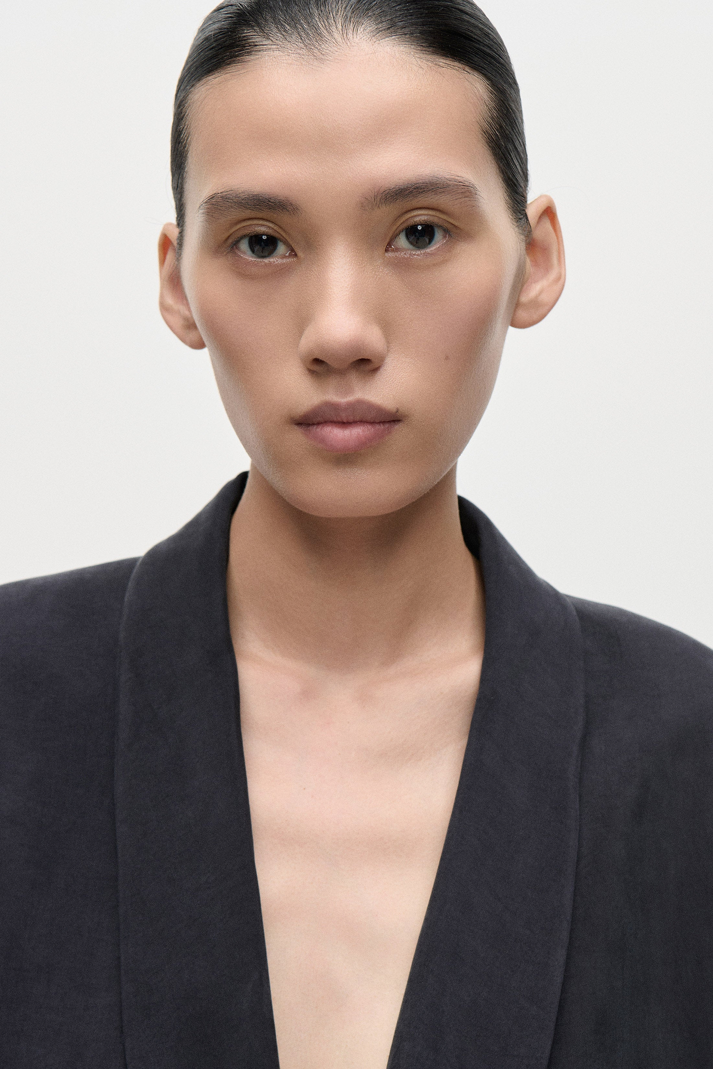 Shawl Collar Jacket In Navy