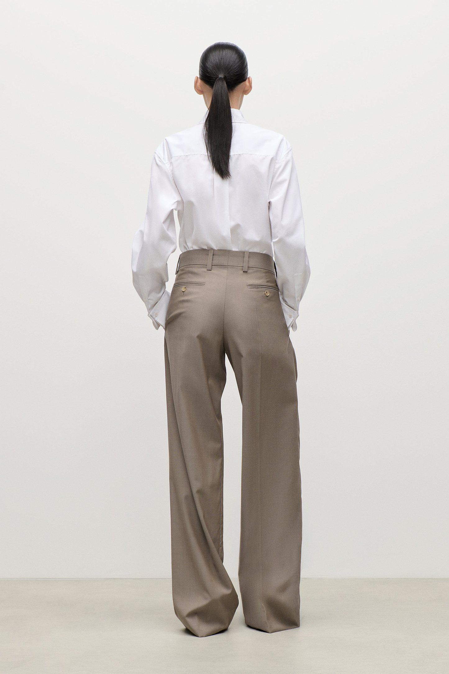 Tuxedo Bib Shirt In White