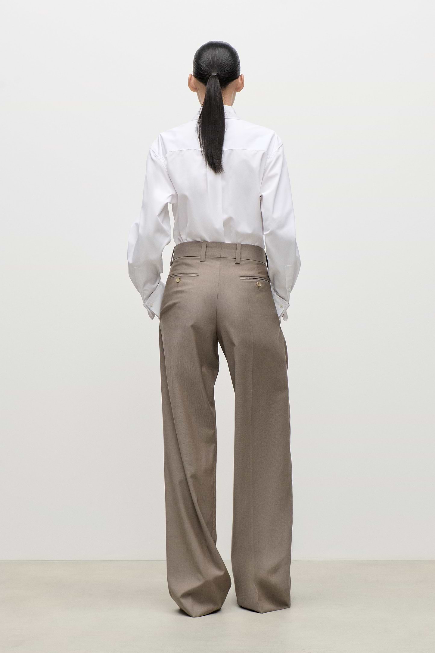 Tuxedo Bib Shirt In White