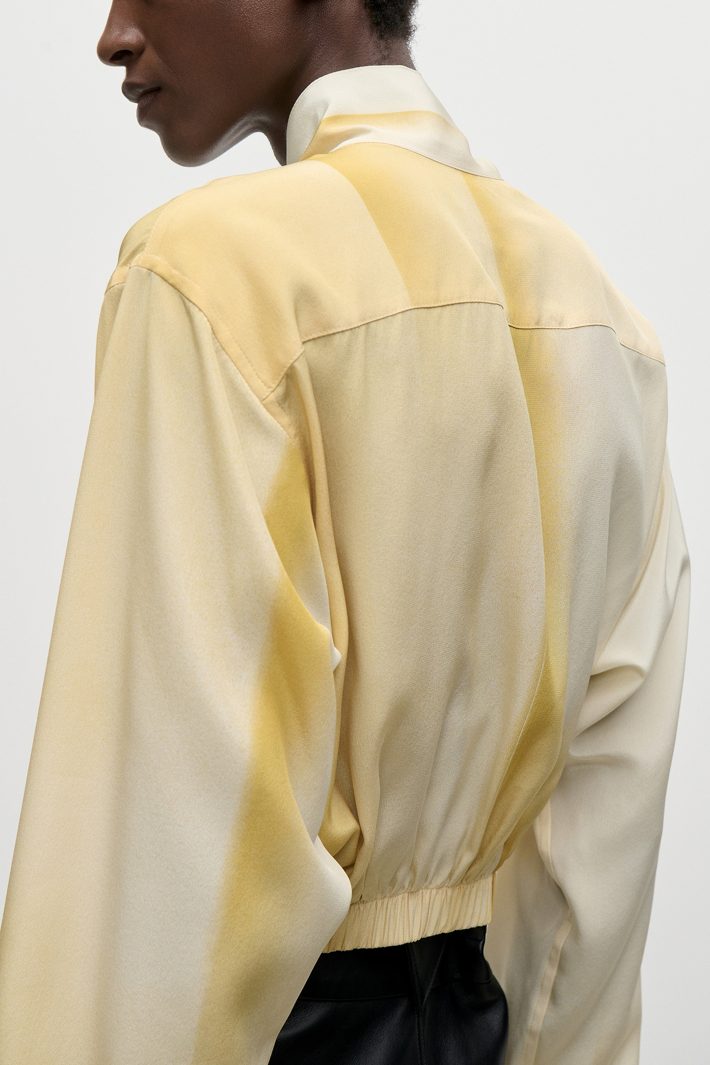 Scarf Blouse In Yellow