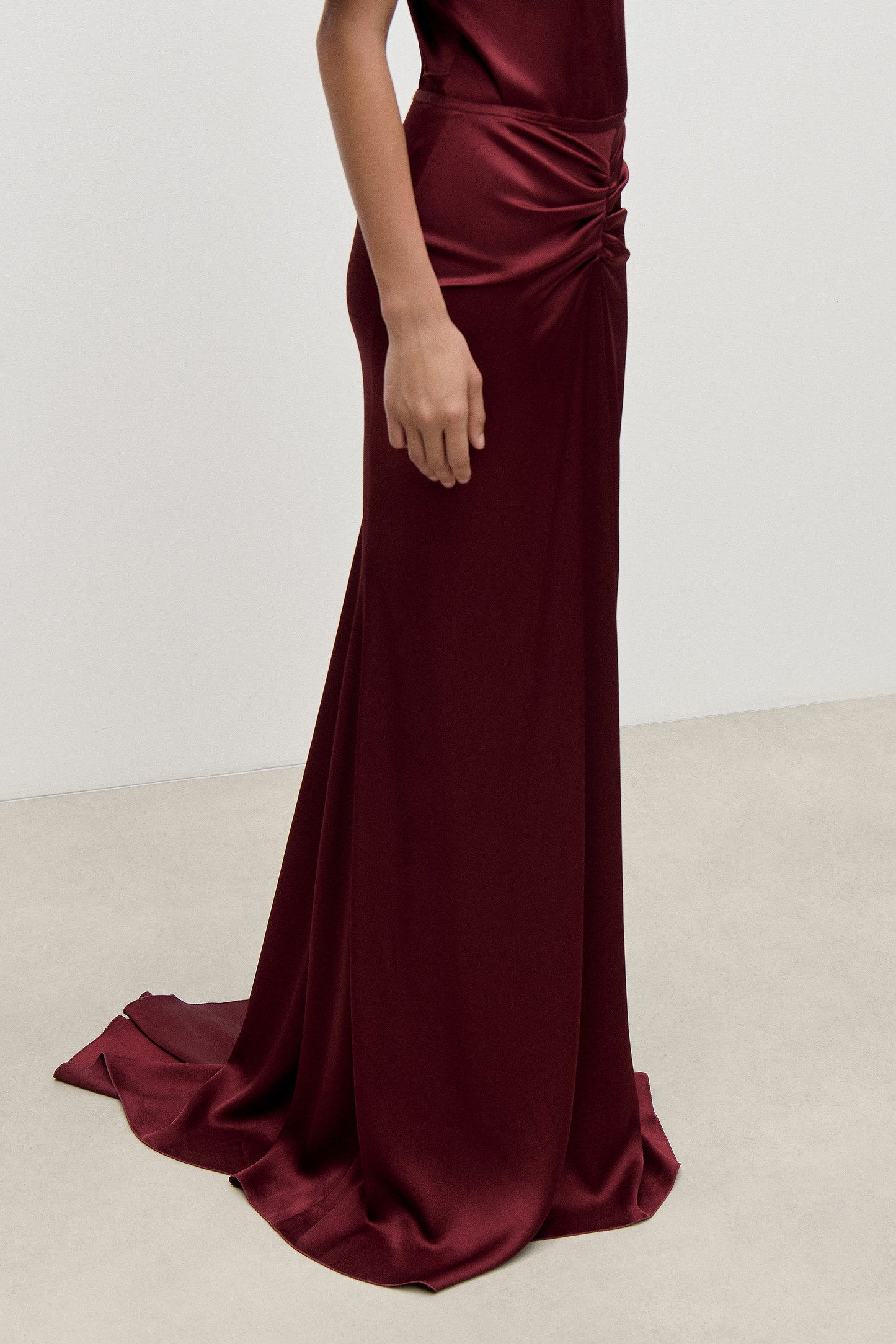 Isabella Skirt In Burgundy