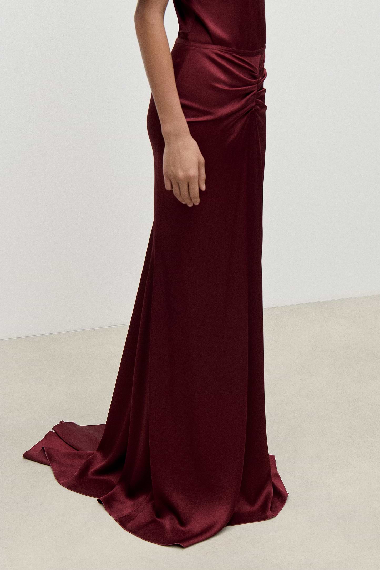 Isabella Skirt In Burgundy