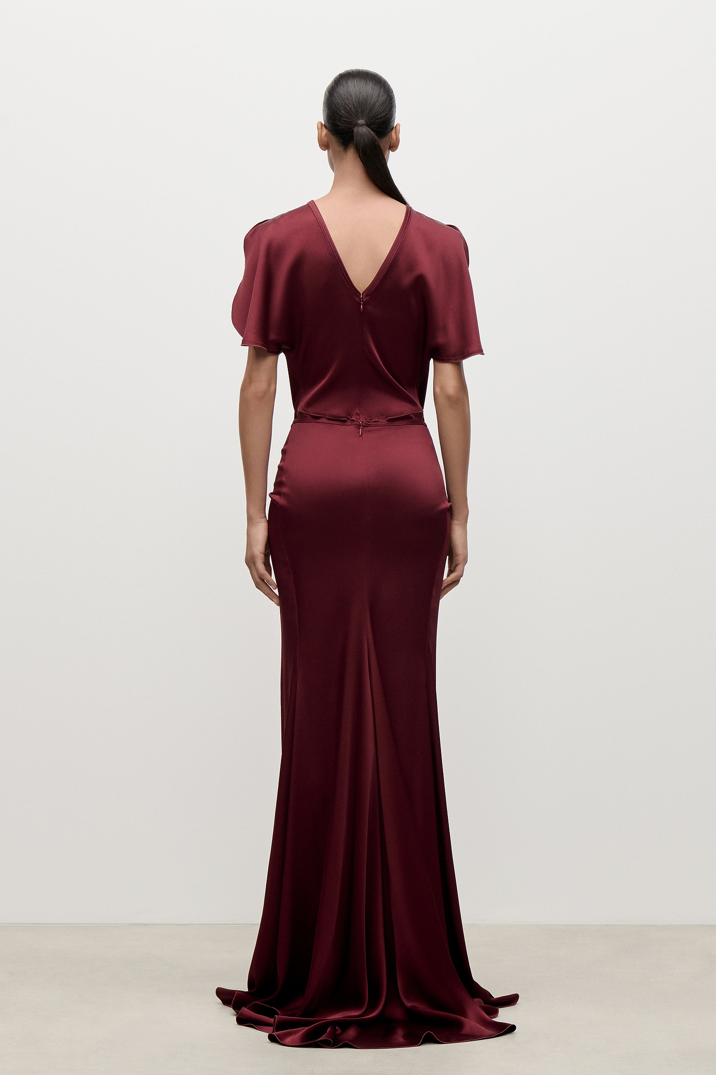 Bela Top In Burgundy