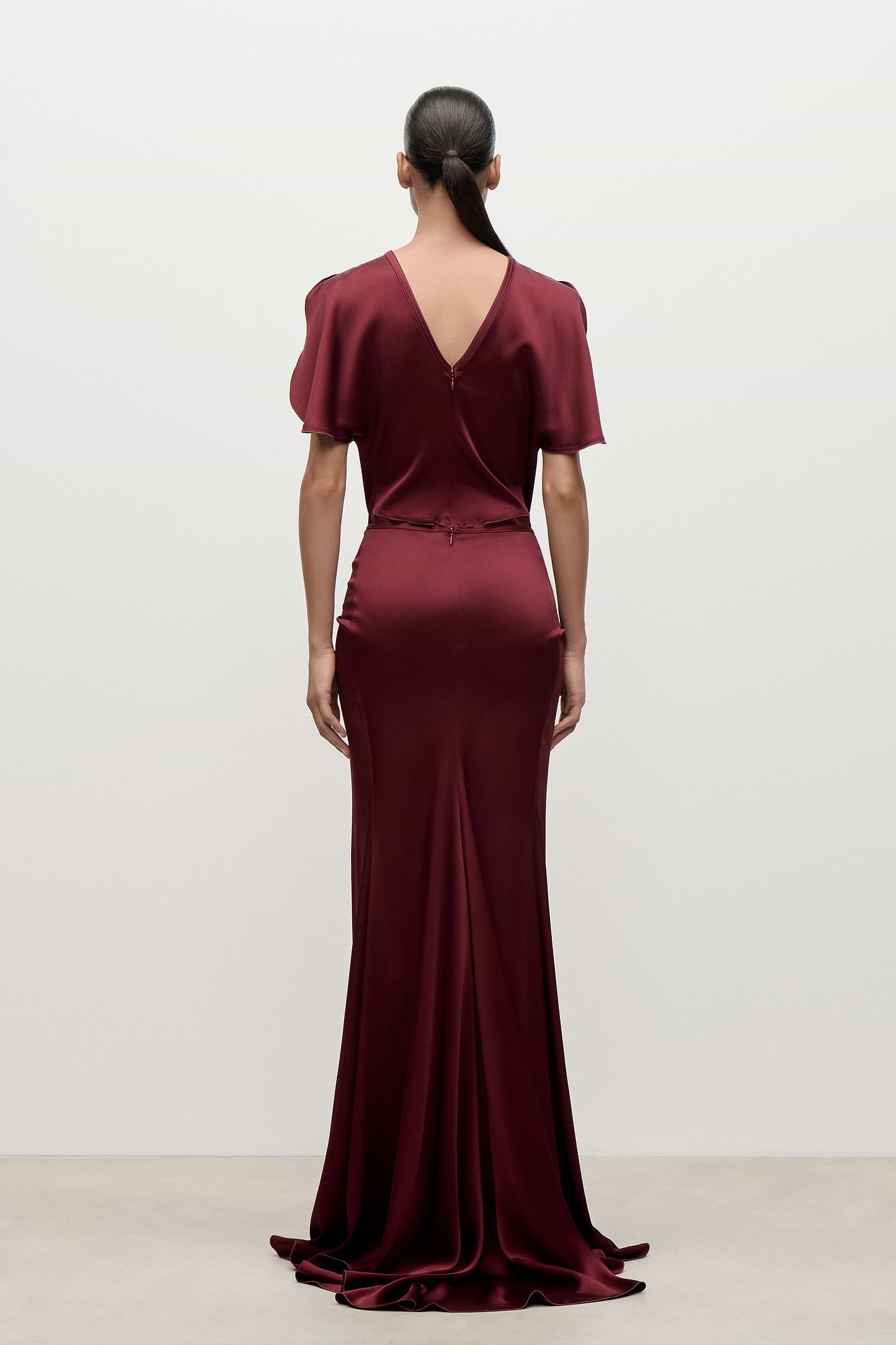 Bela Top In Burgundy