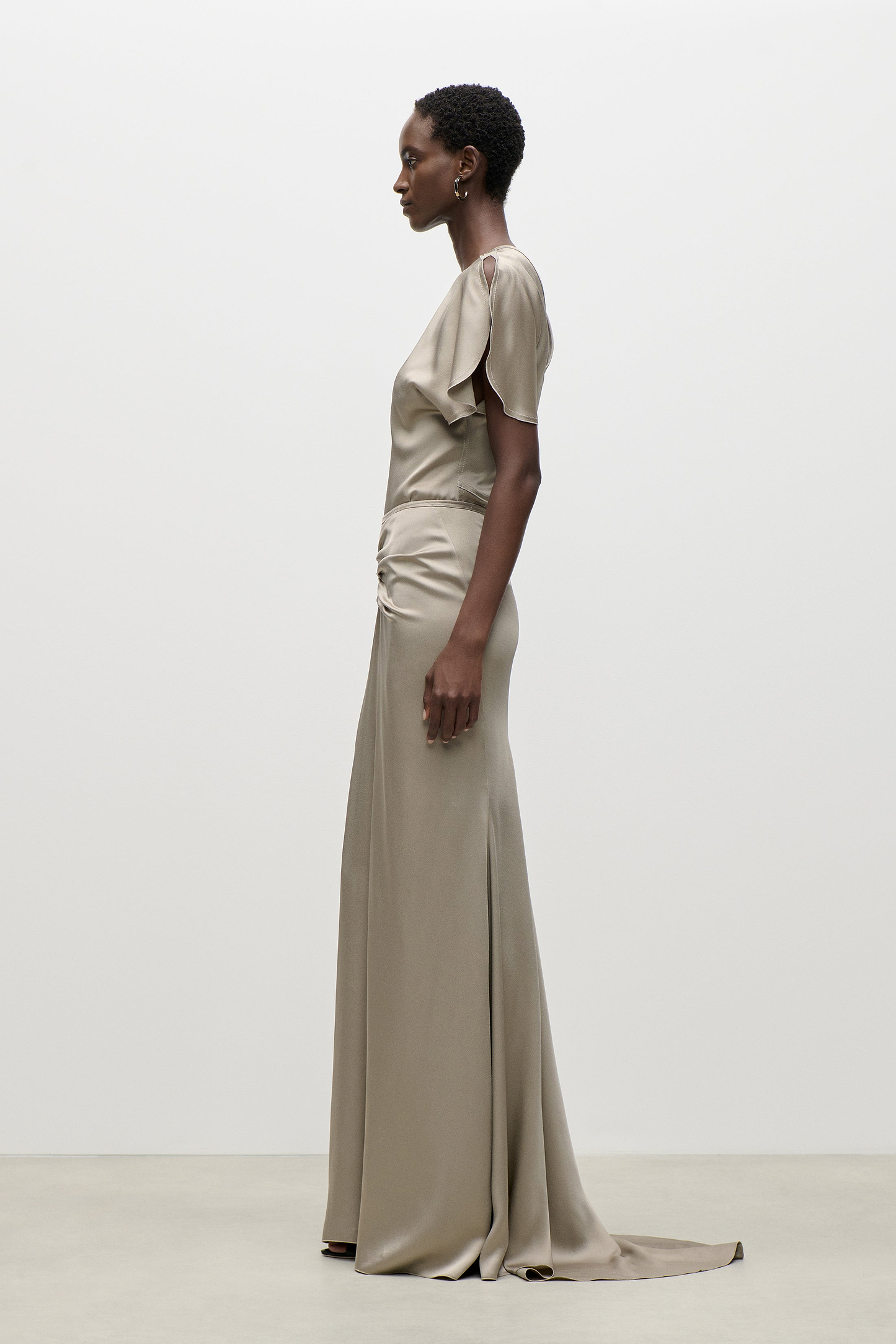 Bela Top In Light Grey