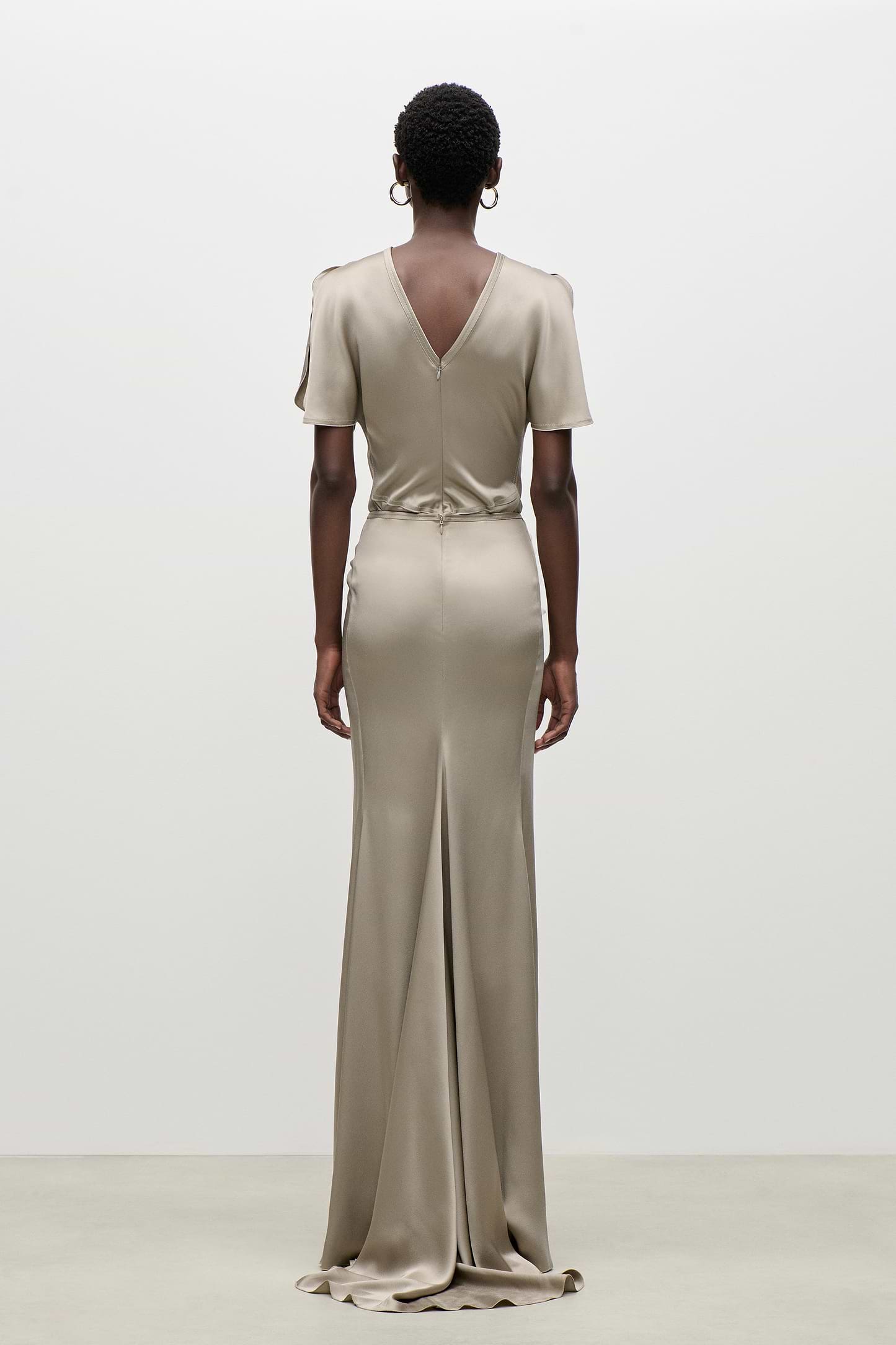 Bela Top In Light Grey