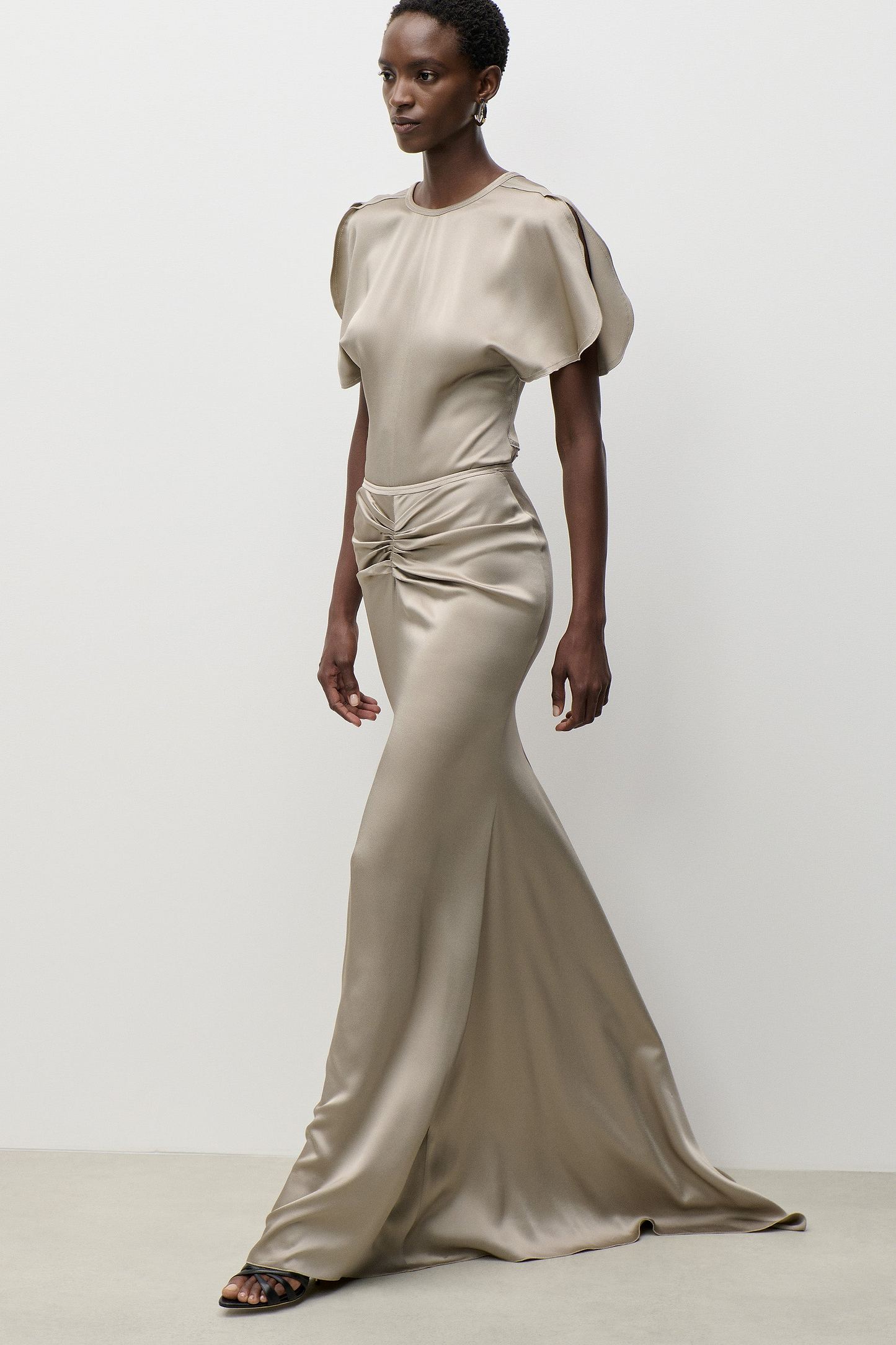 Bela Top In Light Grey