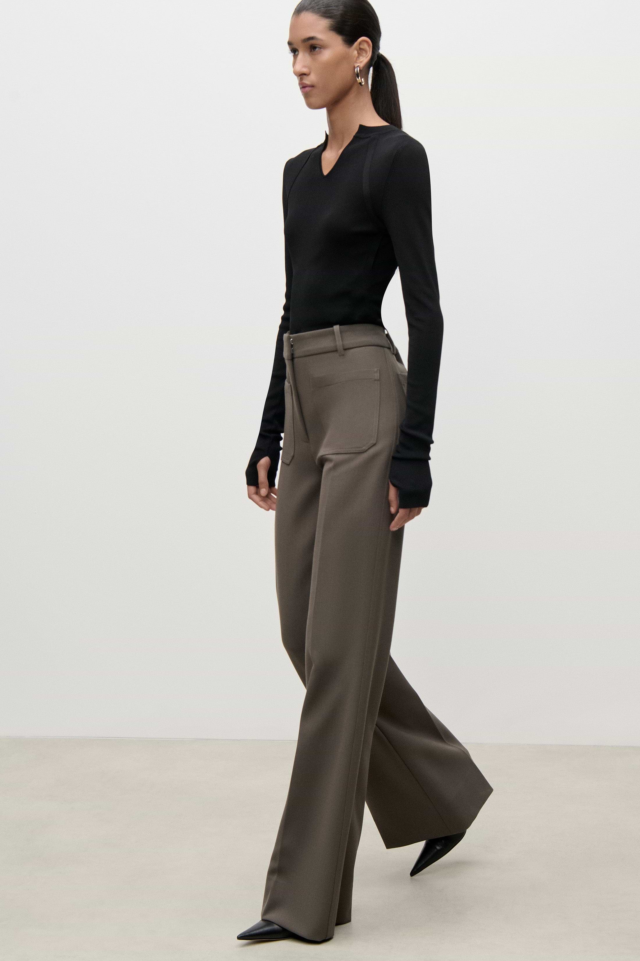 Alina Trouser In Khaki