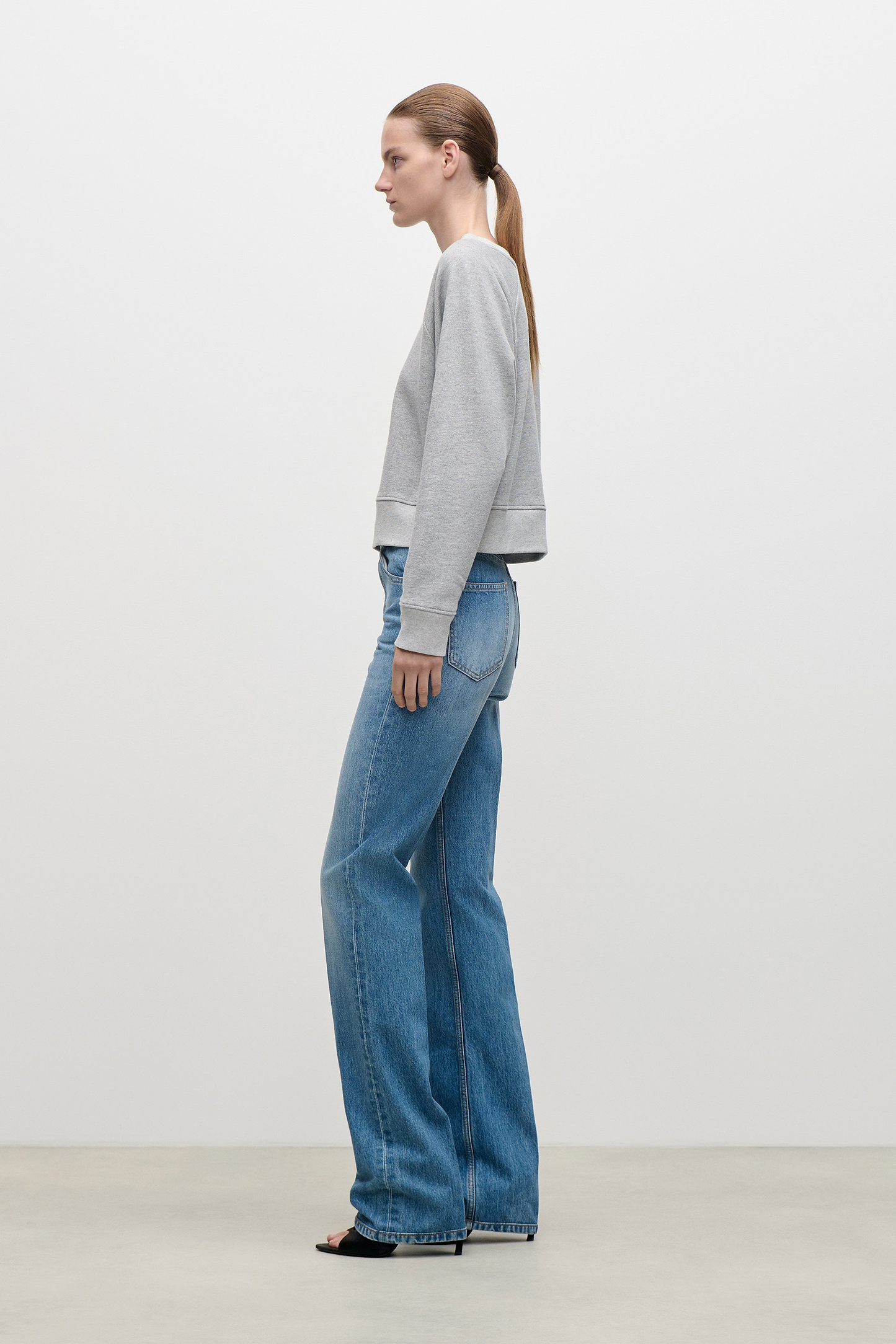 Constance Sweatshirt In Grey Marl