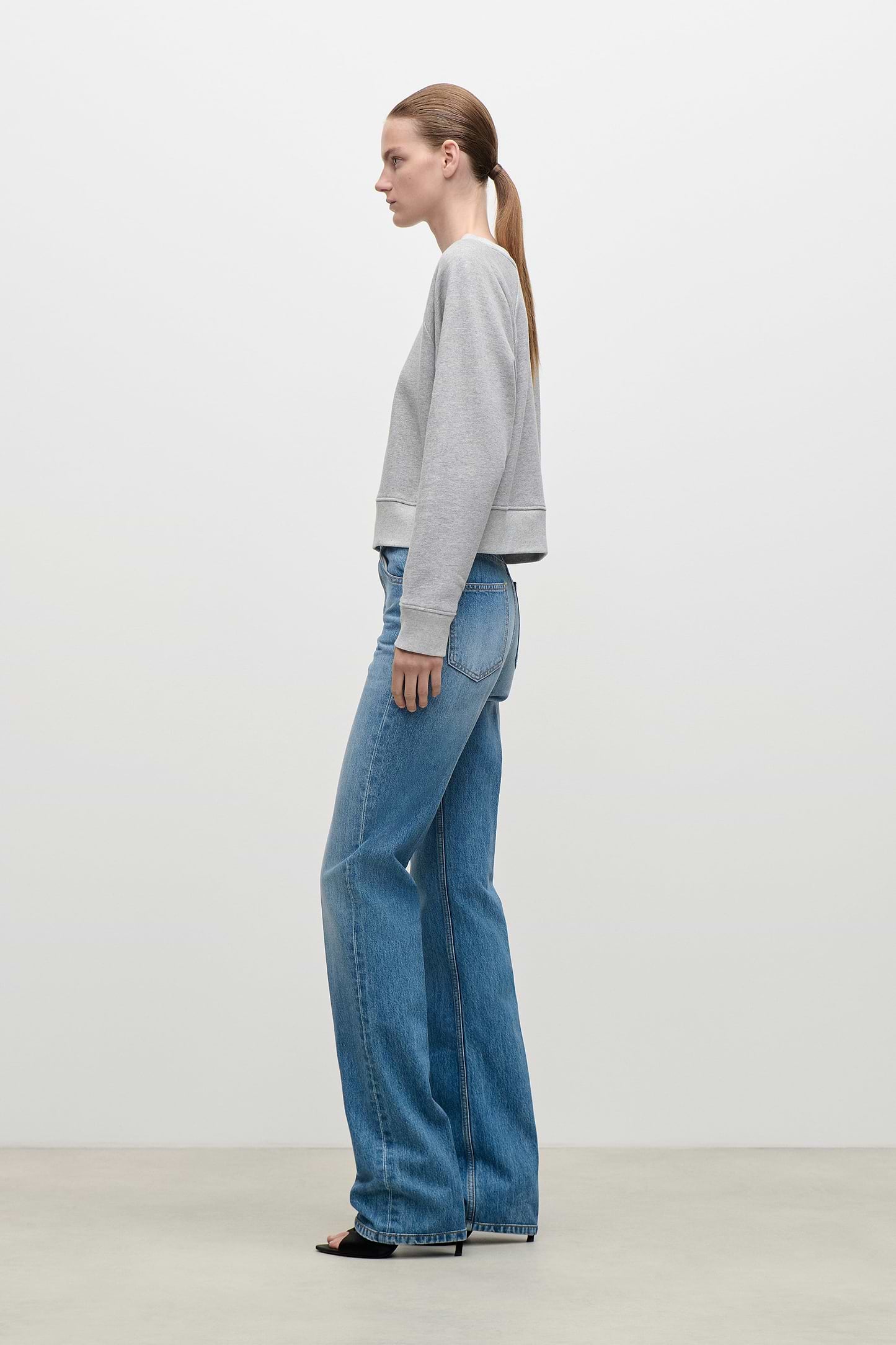 Constance Sweatshirt In Grey Marl