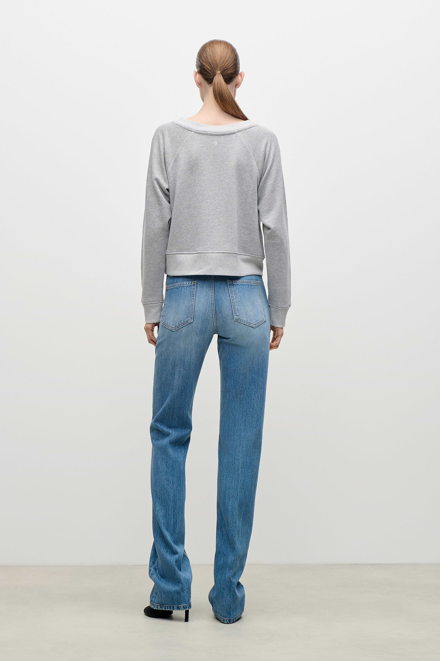 Constance Sweatshirt In Grey Marl