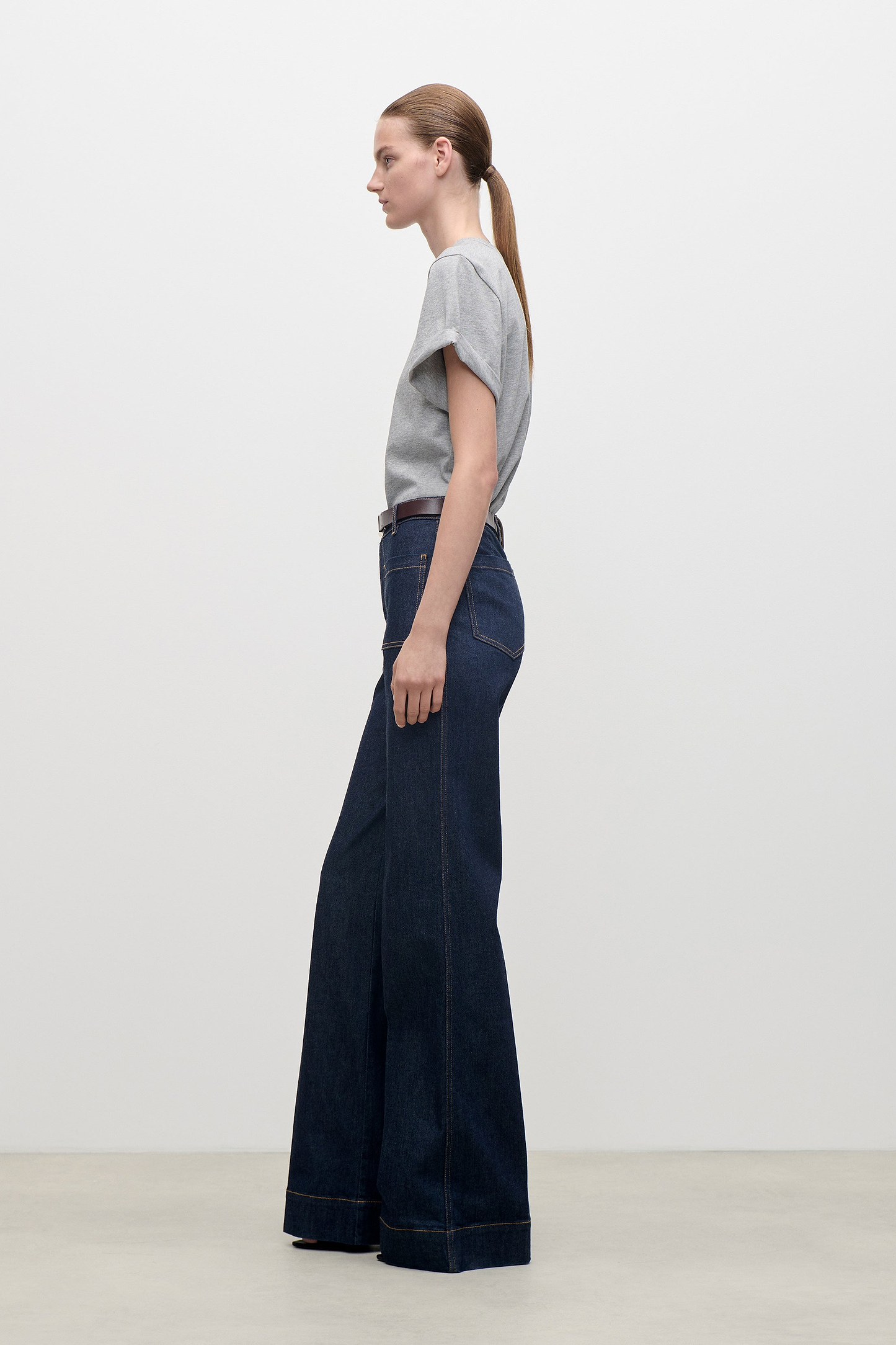 Tilly T-Shirt In Grey Marl