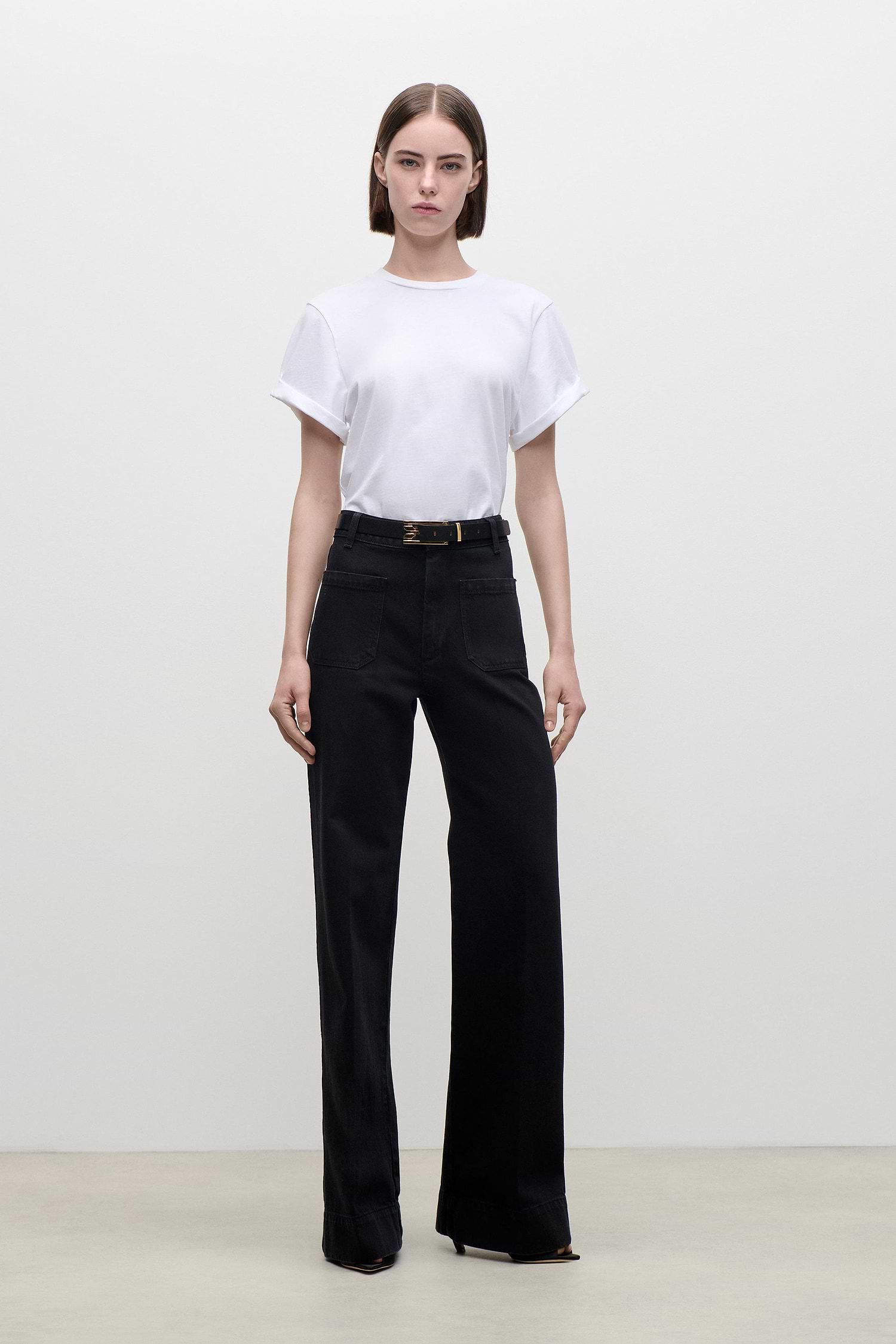 Alina Stretch Jean In Washed Black