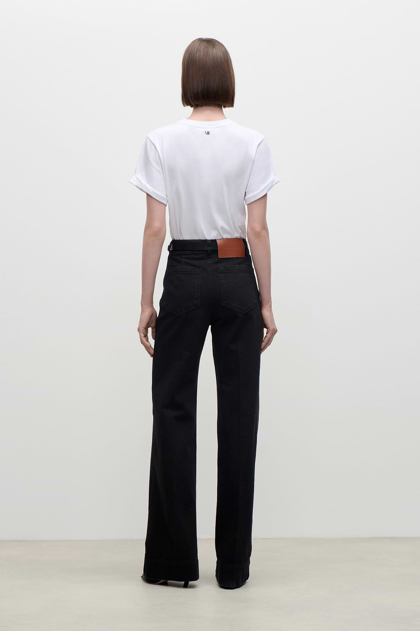 Alina Stretch Jean In Washed Black