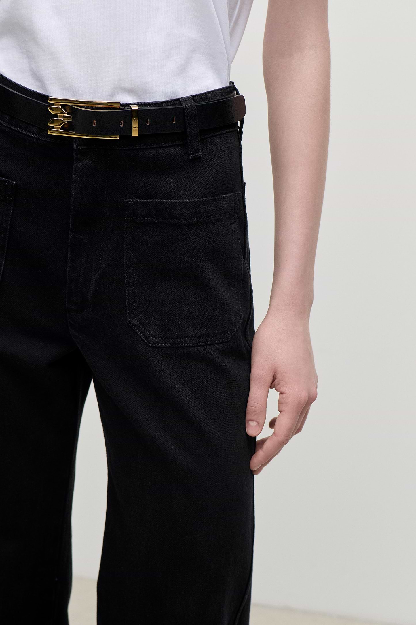 Alina Stretch Jean In Washed Black