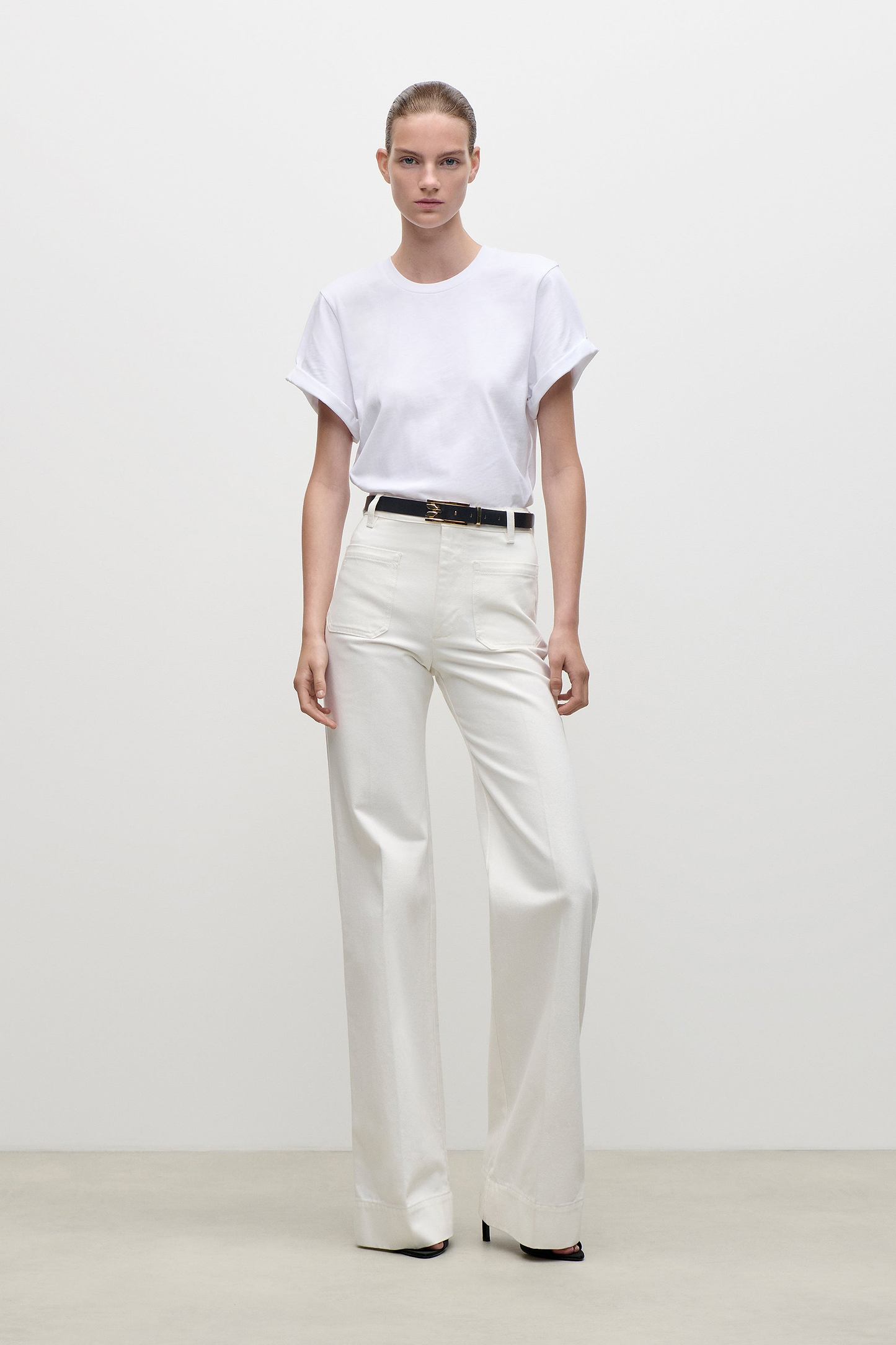 Alina Stretch Jean In Washed White