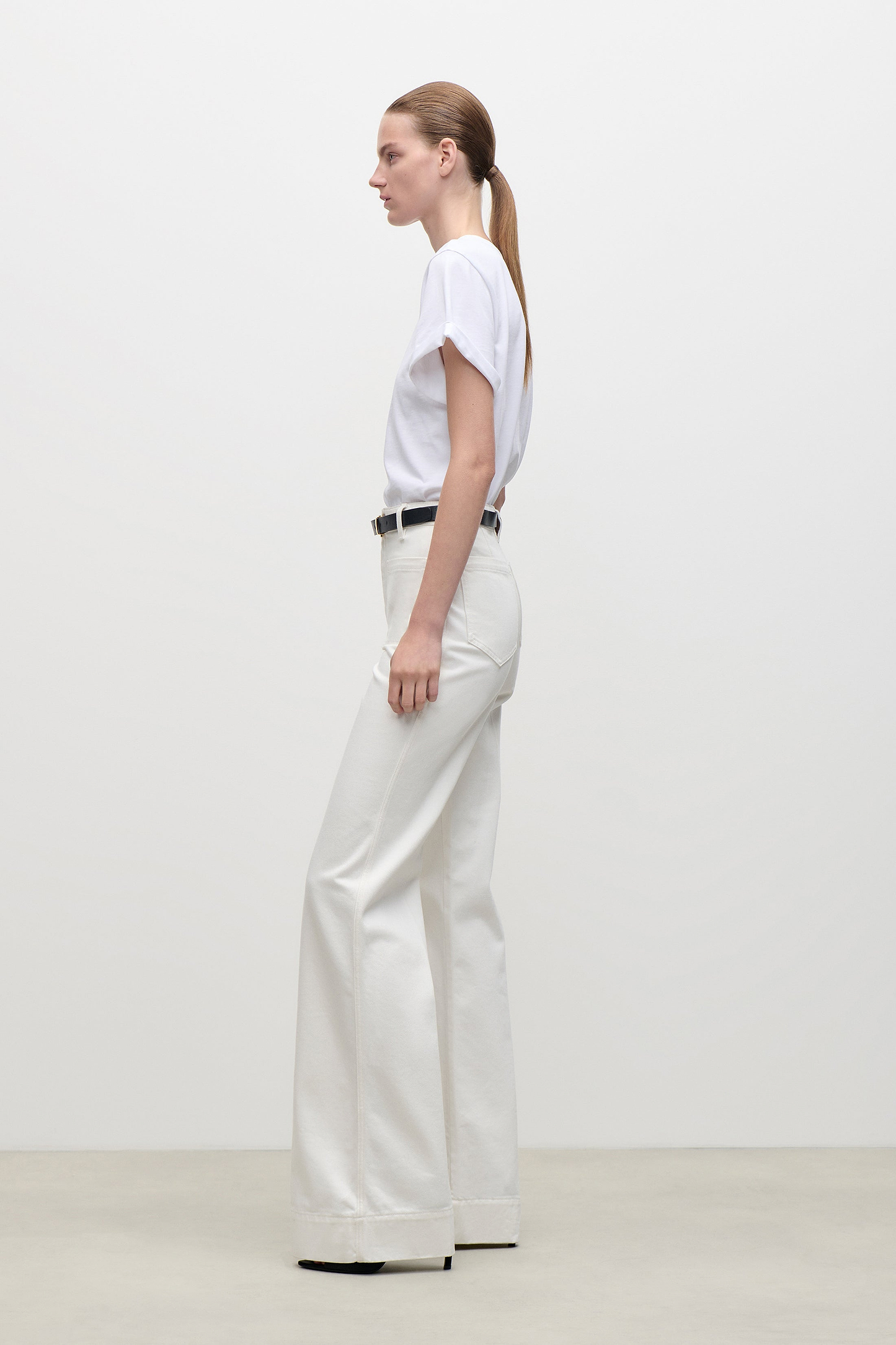 Alina Stretch Jean In Washed White