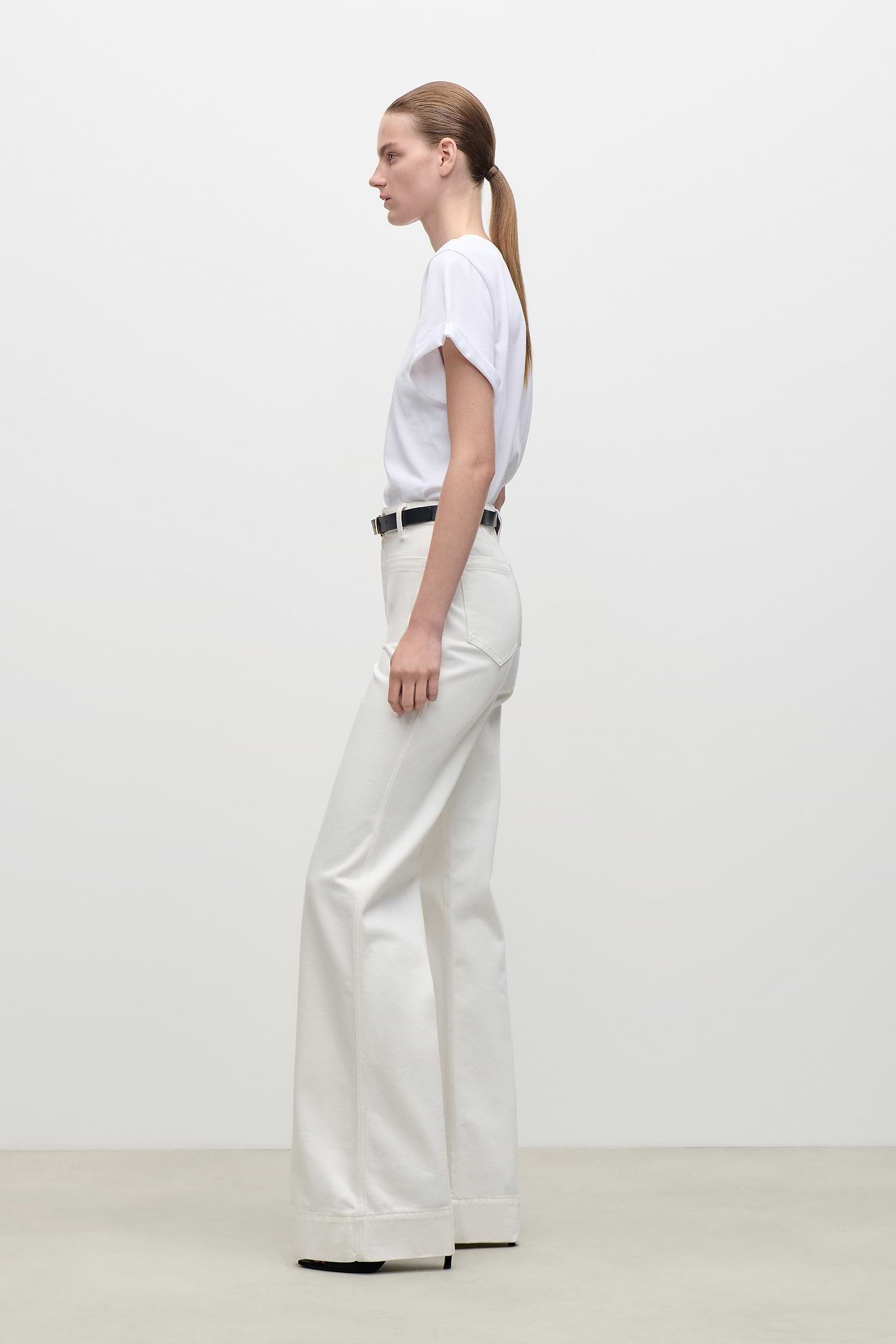 Alina Stretch Jean In Washed White