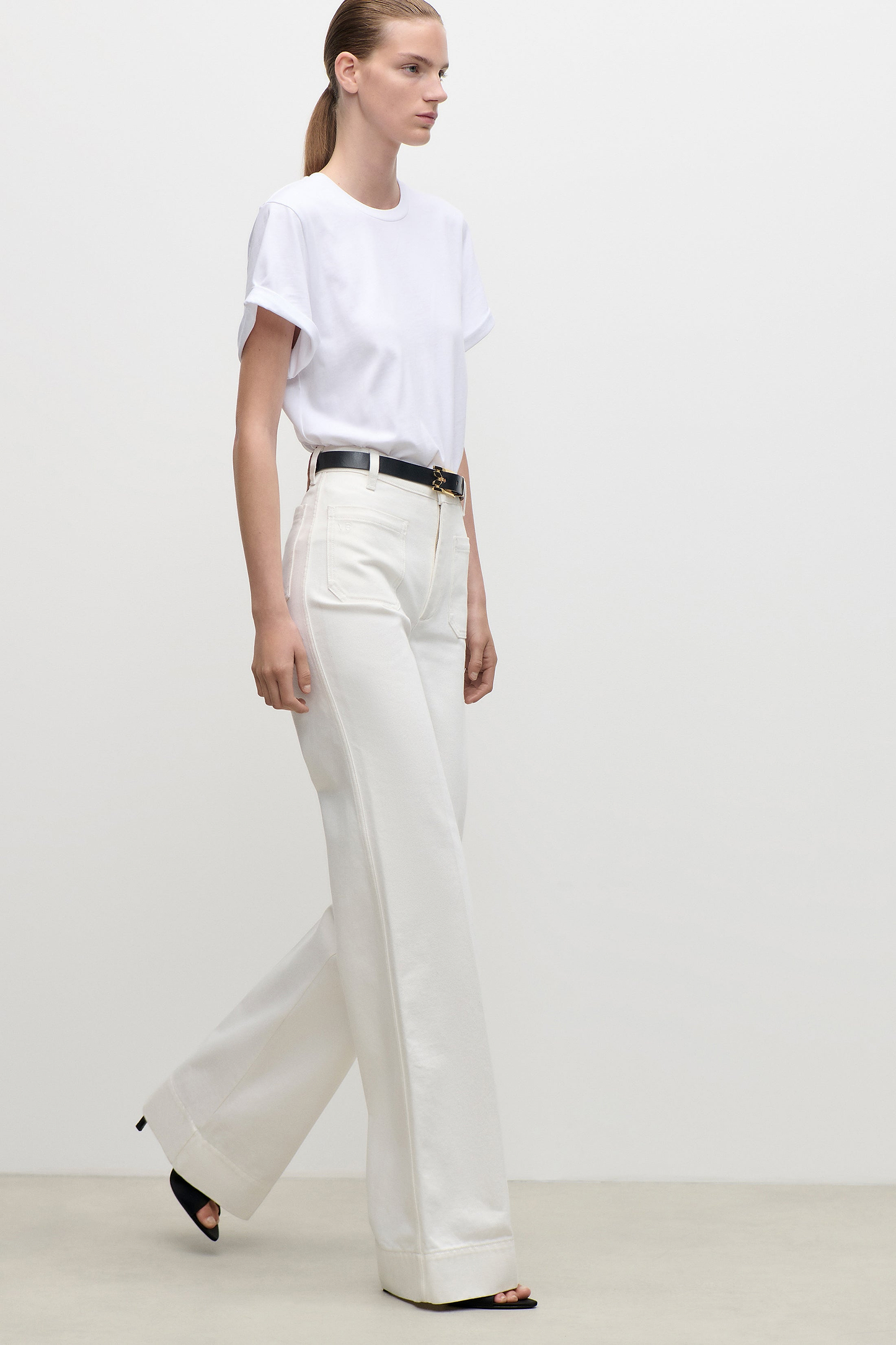 Alina Stretch Jean In Washed White