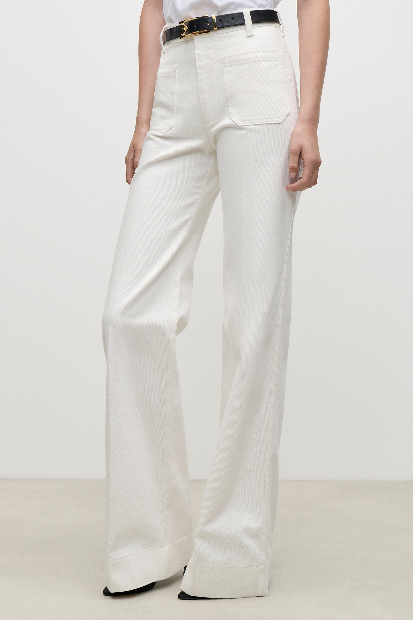 Alina Stretch Jean In Washed White