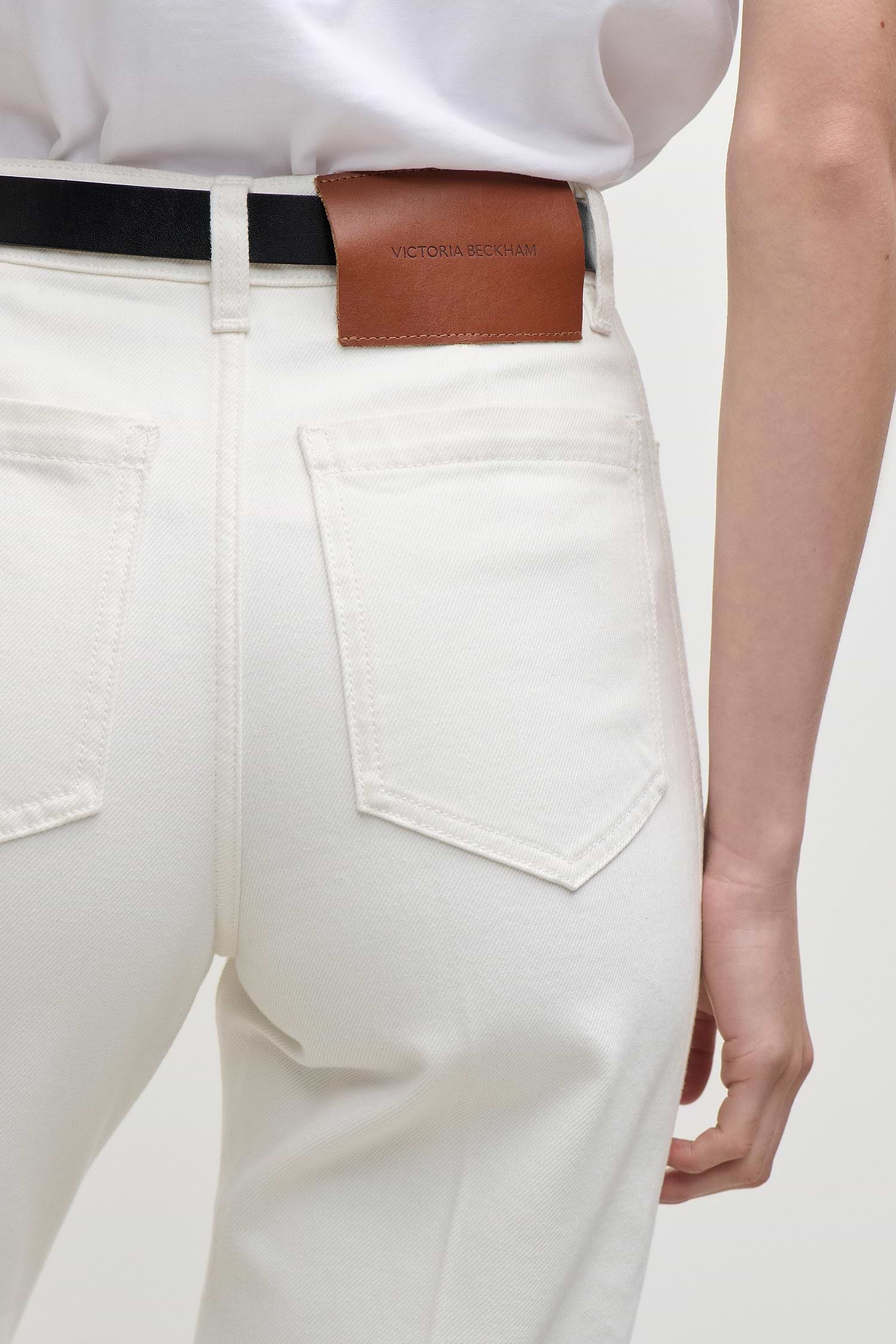 Alina Stretch Jean In Washed White