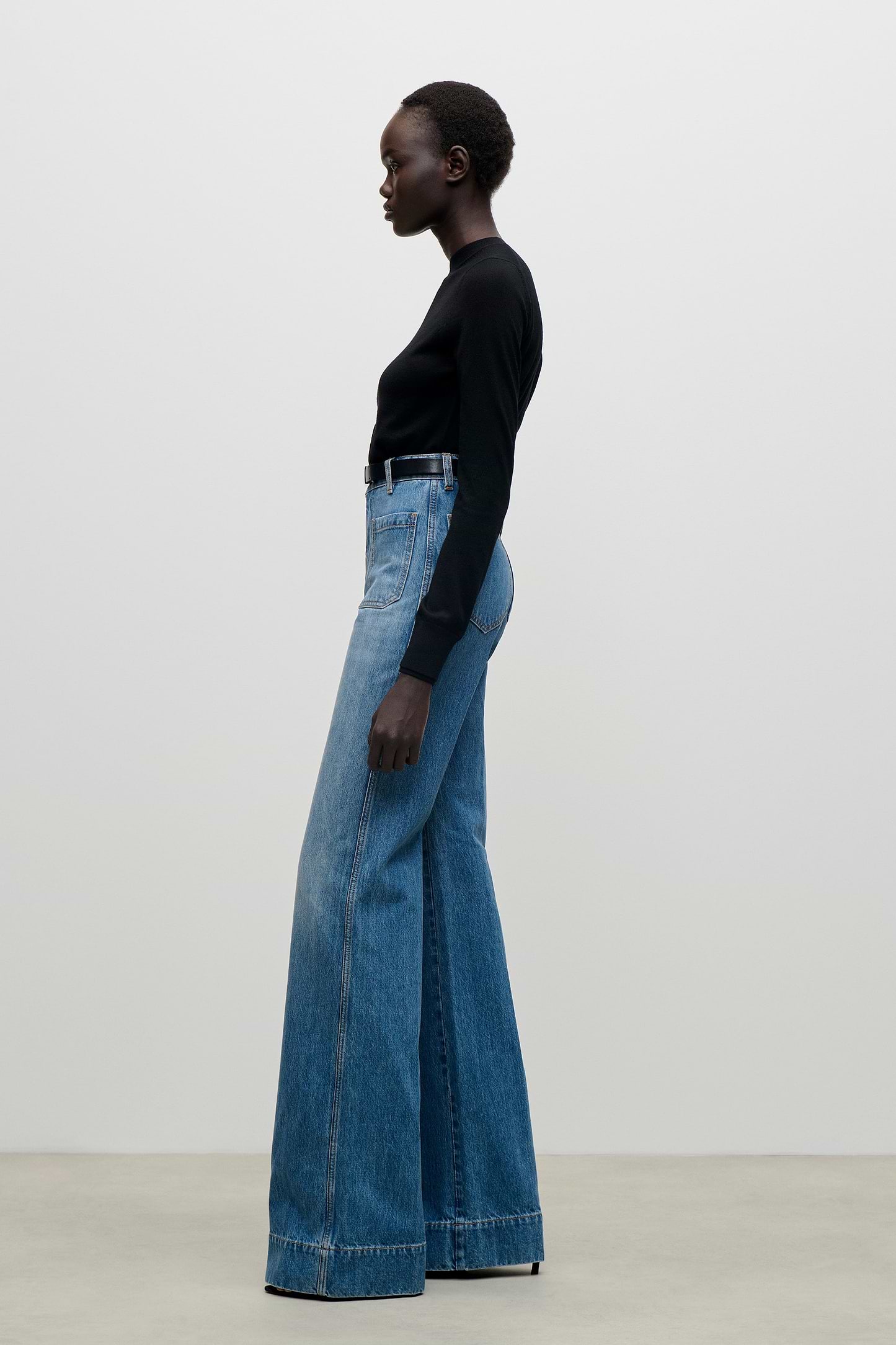 Alina Jean In Worn Blue Wash